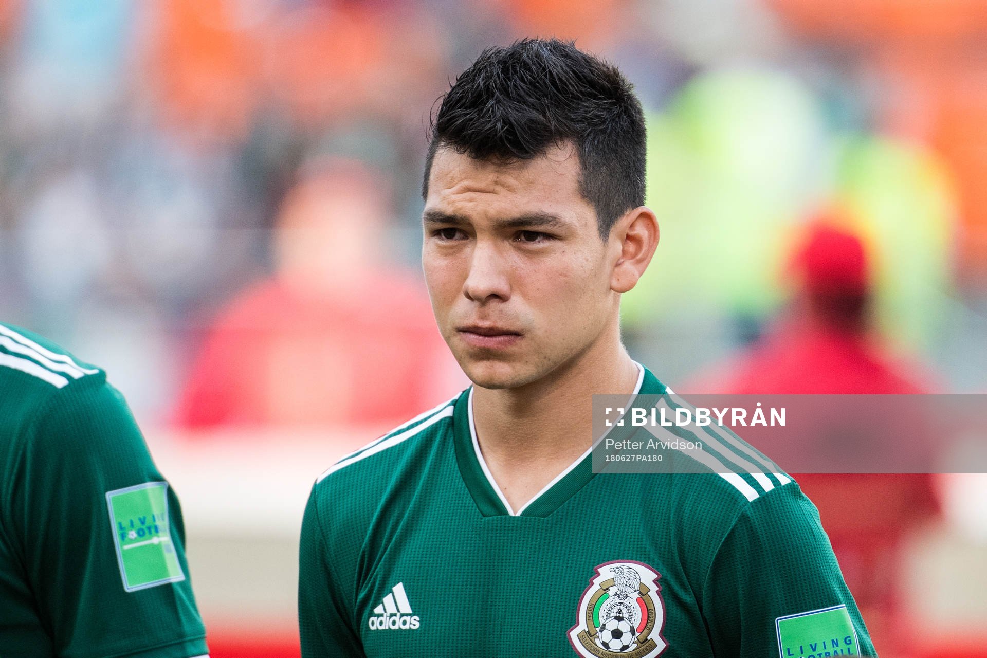 Hirving Lozano of Mexico prior the FIFA World Cup group