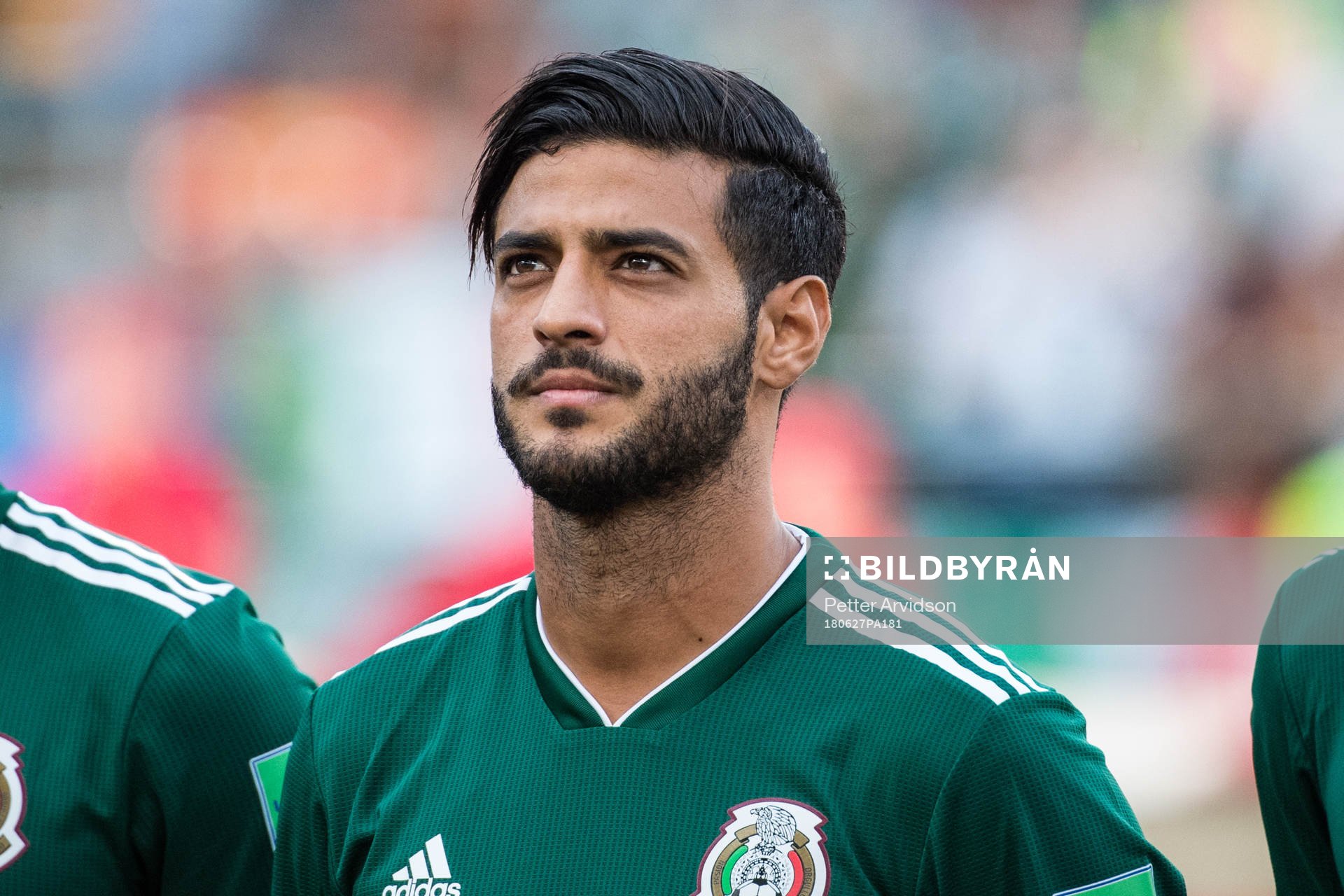 Carlos Vela of Mexico prior the FIFA World Cup group stage