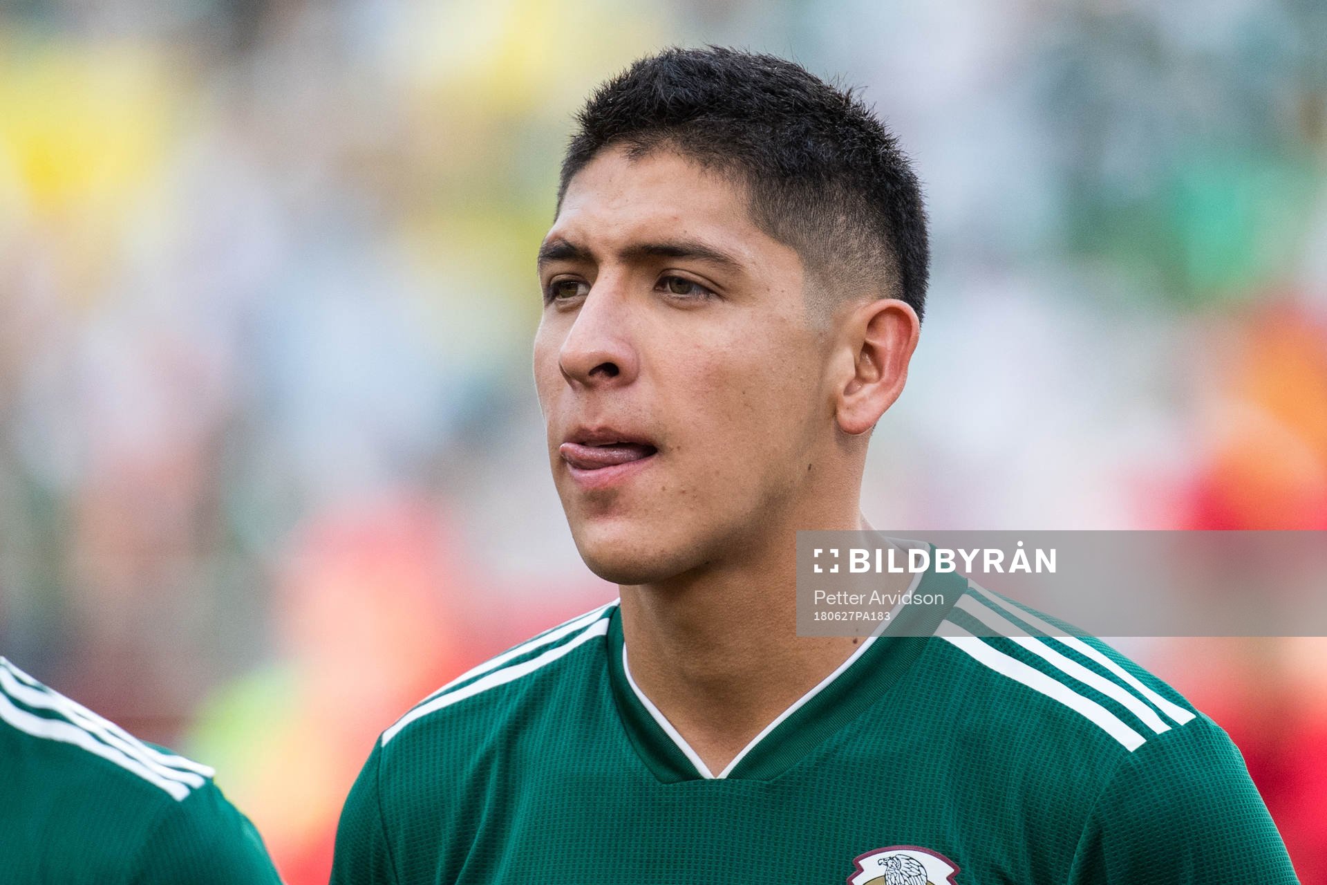 Edson Alvarez of Mexico prior the FIFA World Cup group