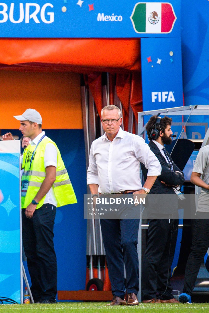 head coach Janne Andersson of Sweden
