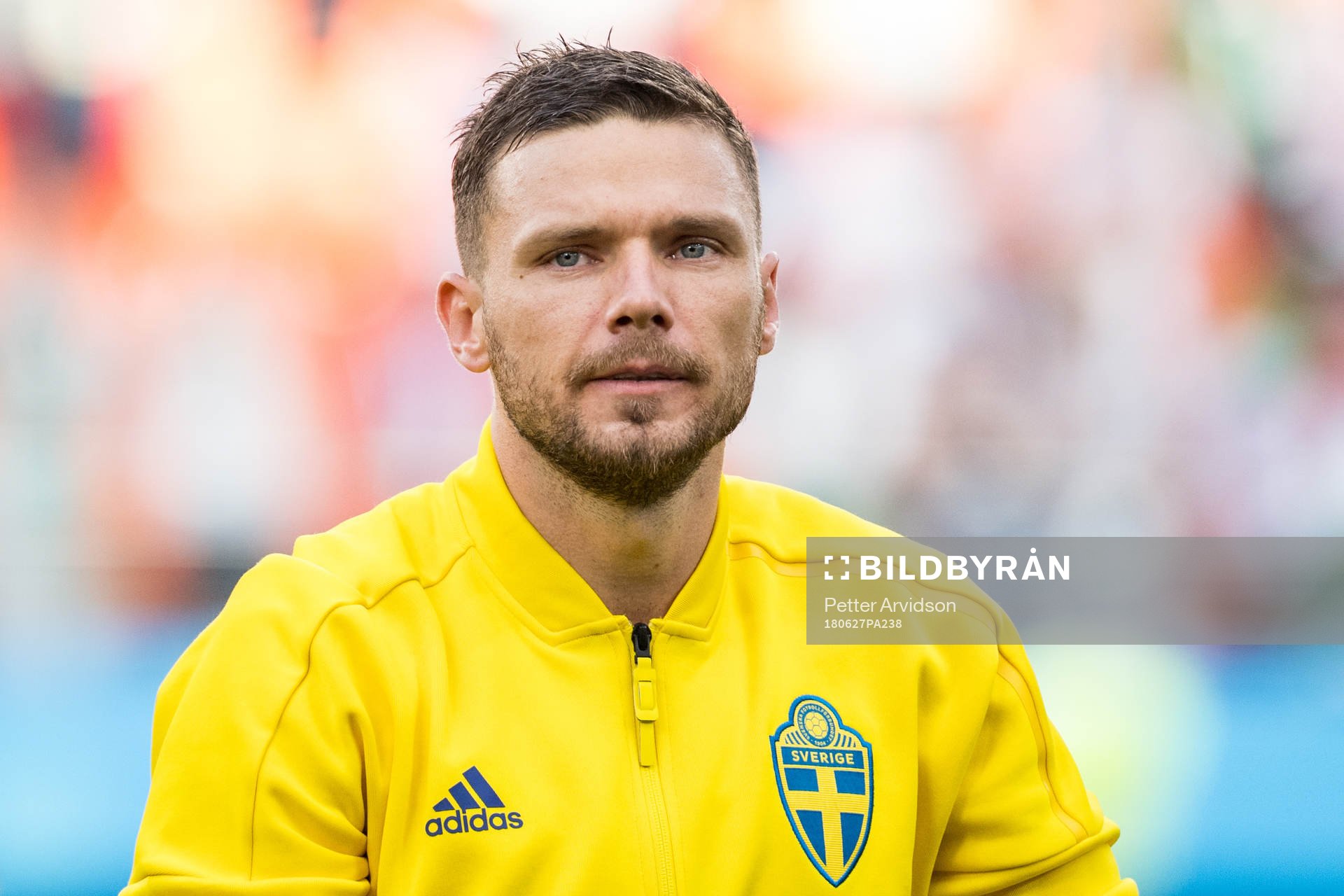 Marcus Berg of Sweden prior the FIFA World Cup group stage