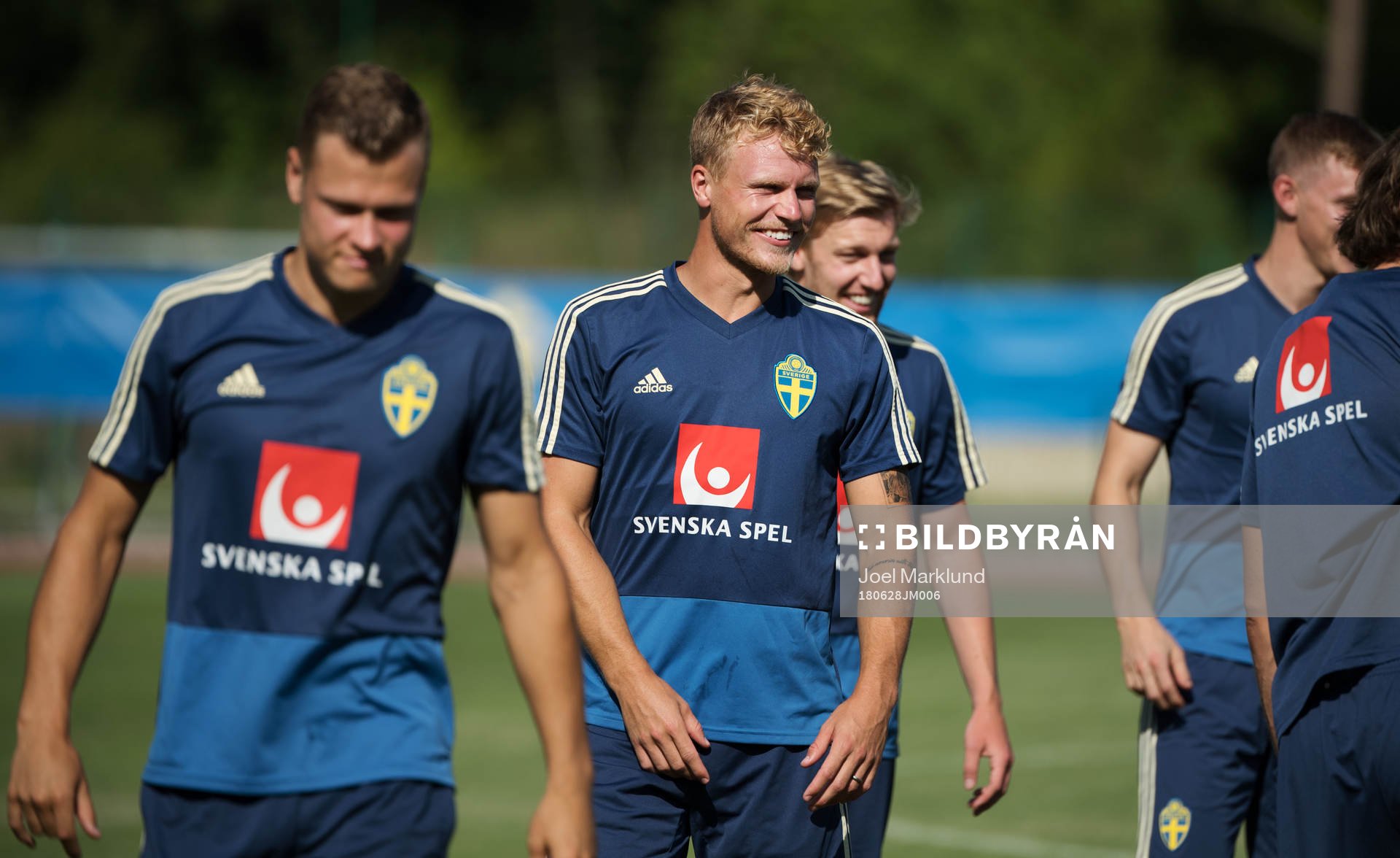 Oscar Hiljemark of the Swedish national football team