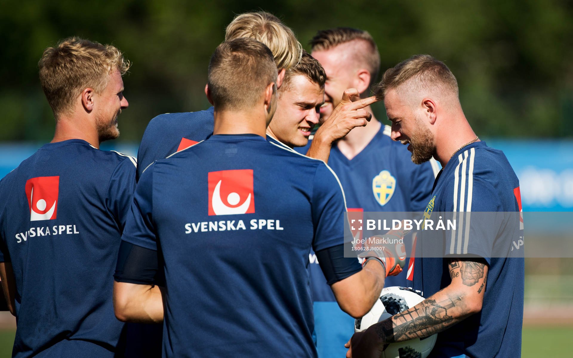 John Guidetti of the Swedish national football team