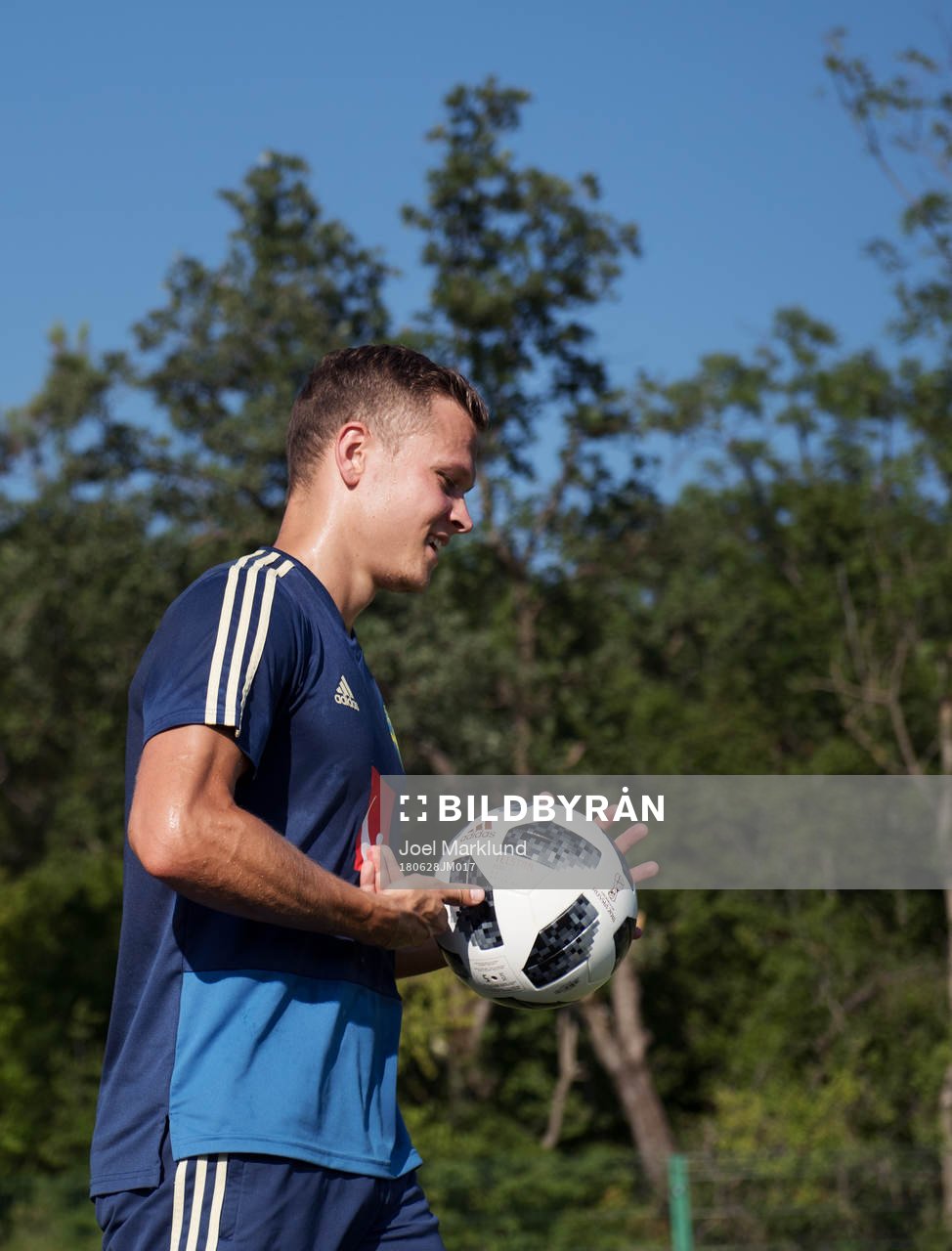 Viktor Claesson of the Swedish national football team during the FIFA World Cup on June 28, 2018 in Gelendzhik.