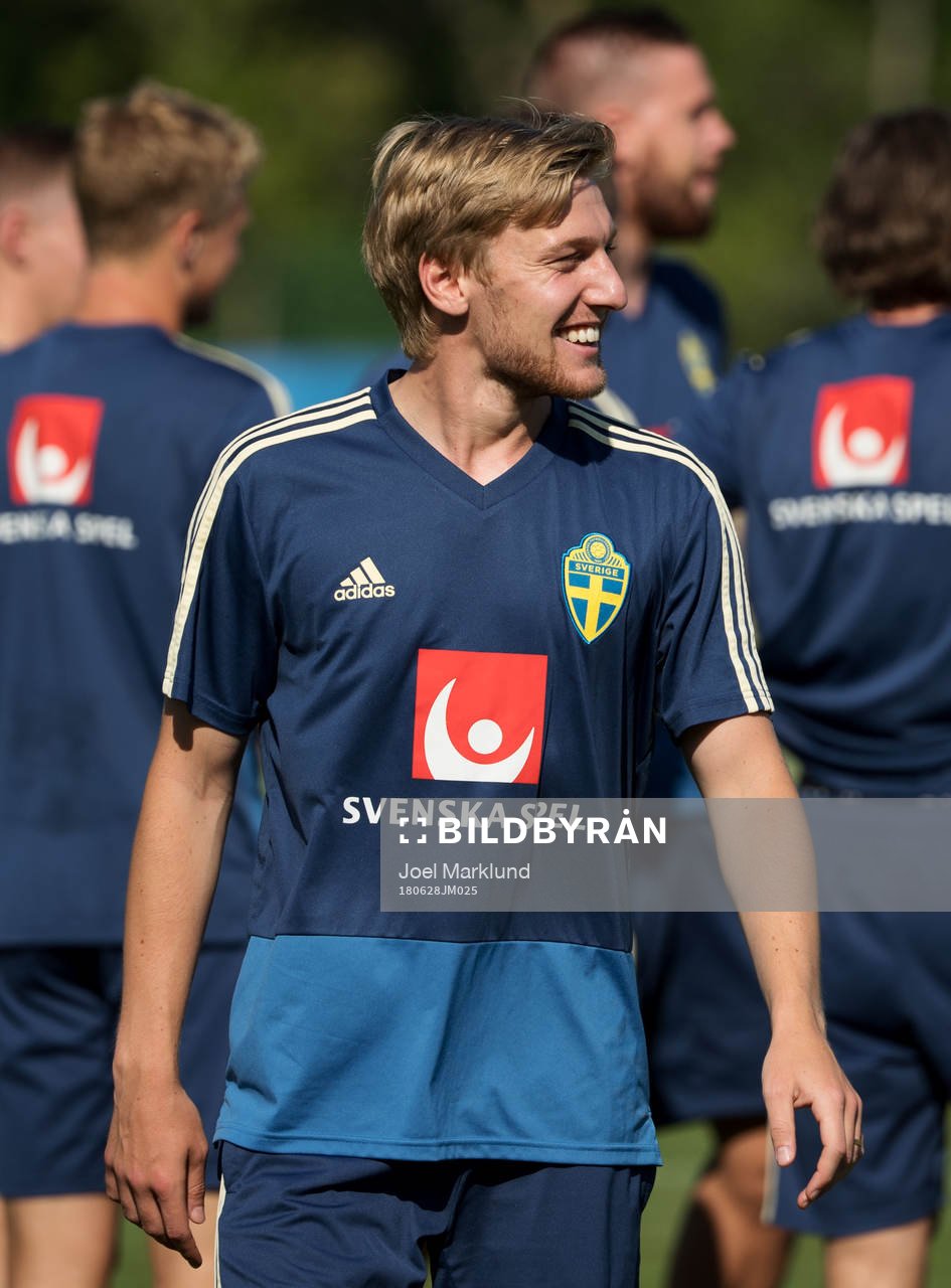 Emil Forsberg of the Swedish national football team