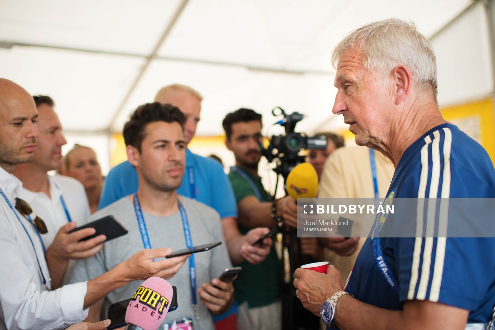 Team Manager Lars Richt of the Swedish national football