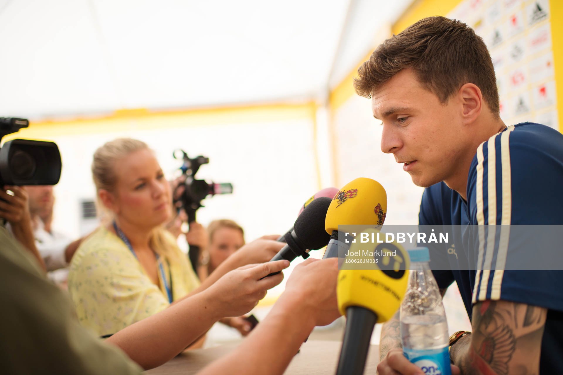 Victor Nilsson Lindelöf of the Swedish national football