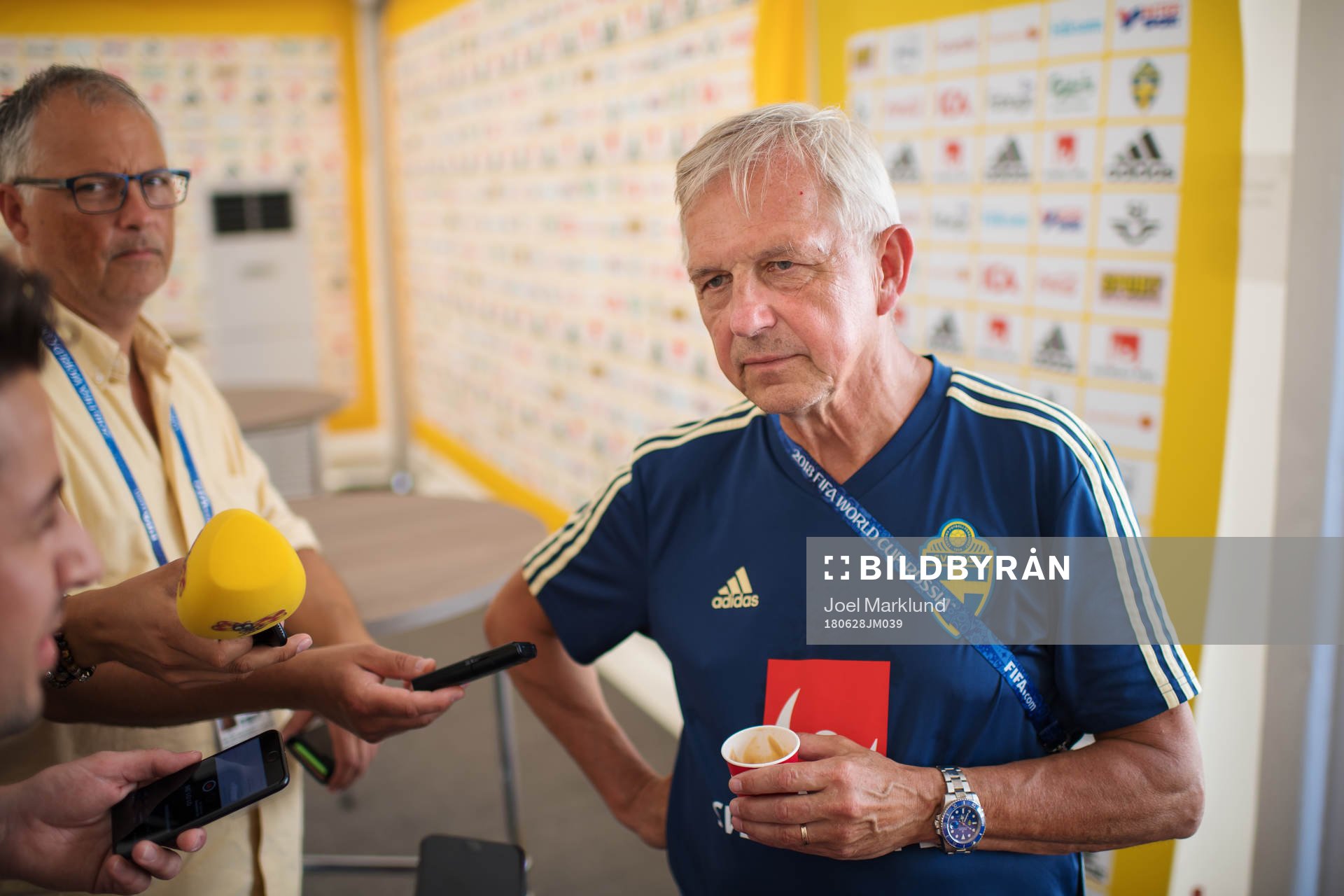 Team Manager Lars Richt of the Swedish national football