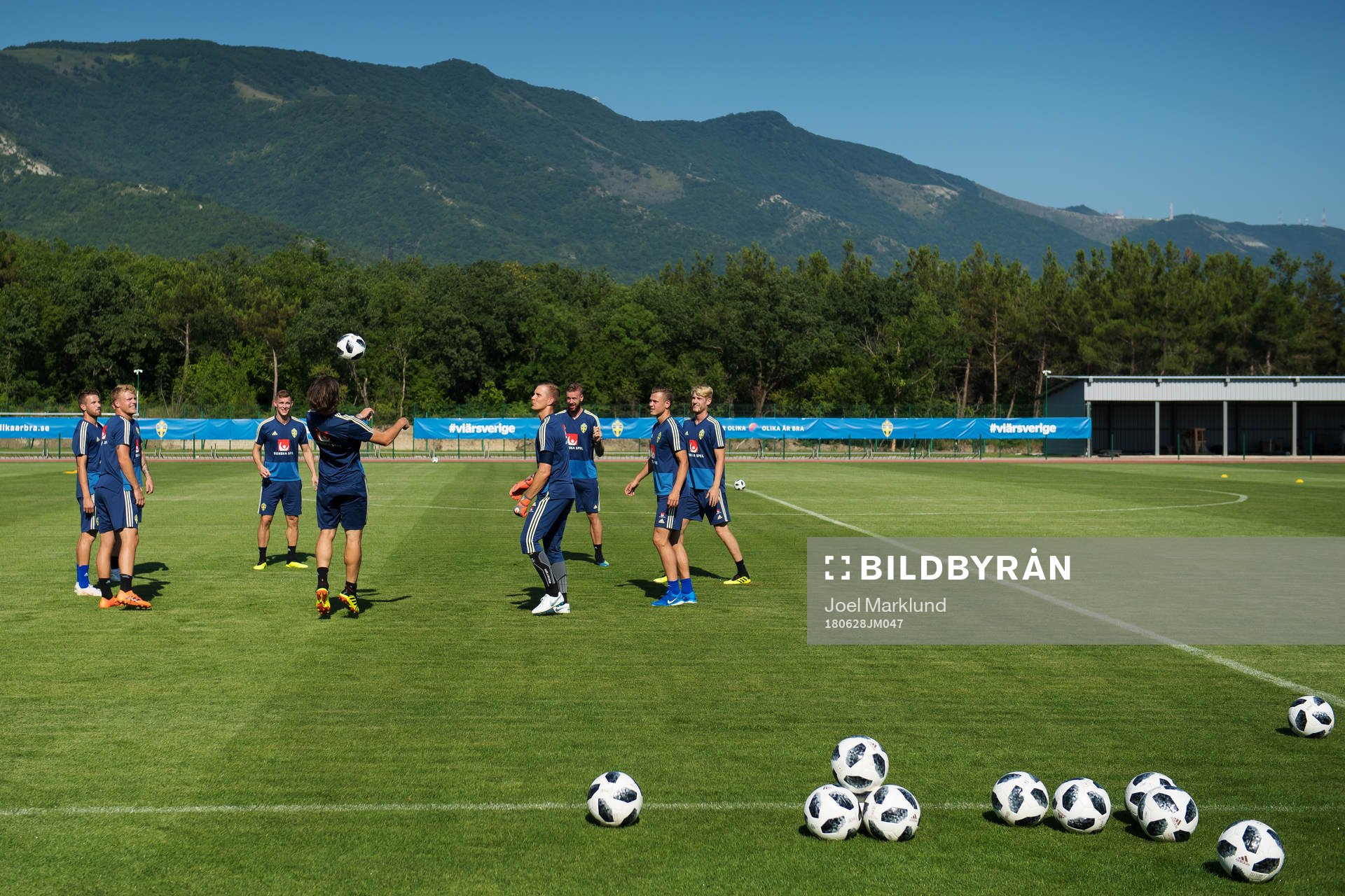 Generel view of the Swedish national football team's