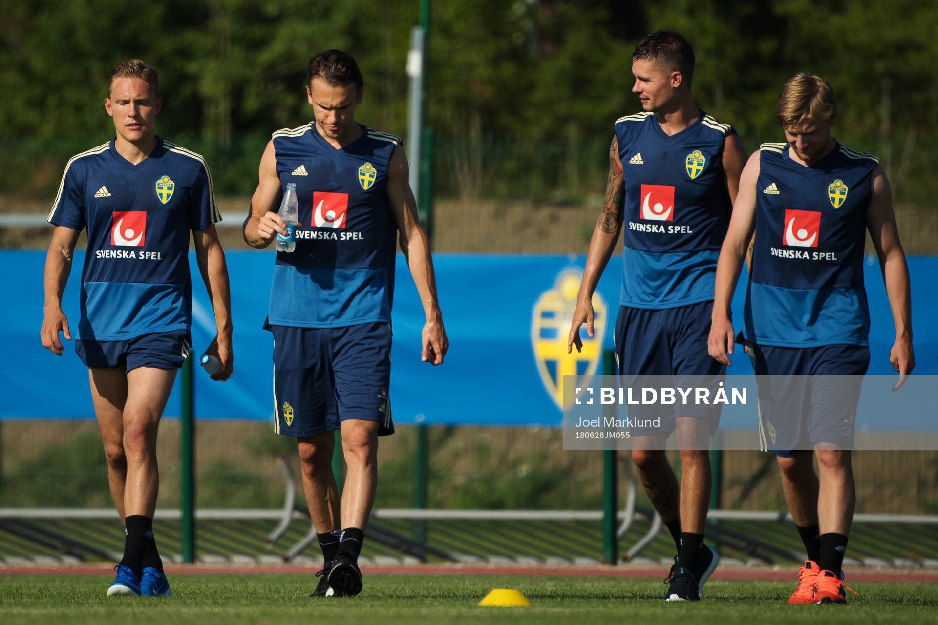 Ludwig Augustinsson, Albin Ekdal, Mikael Lustig and Emil