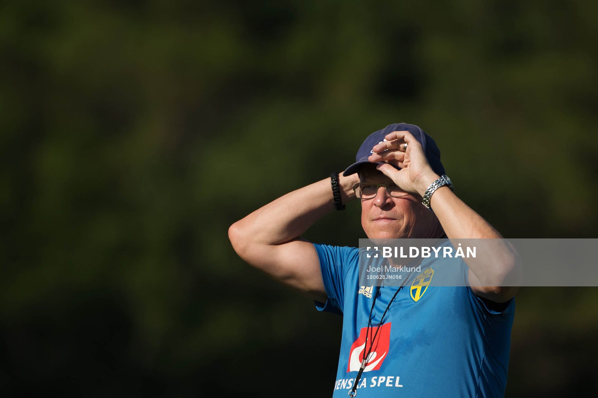 Head coach Janne Andersson of the Swedish national football