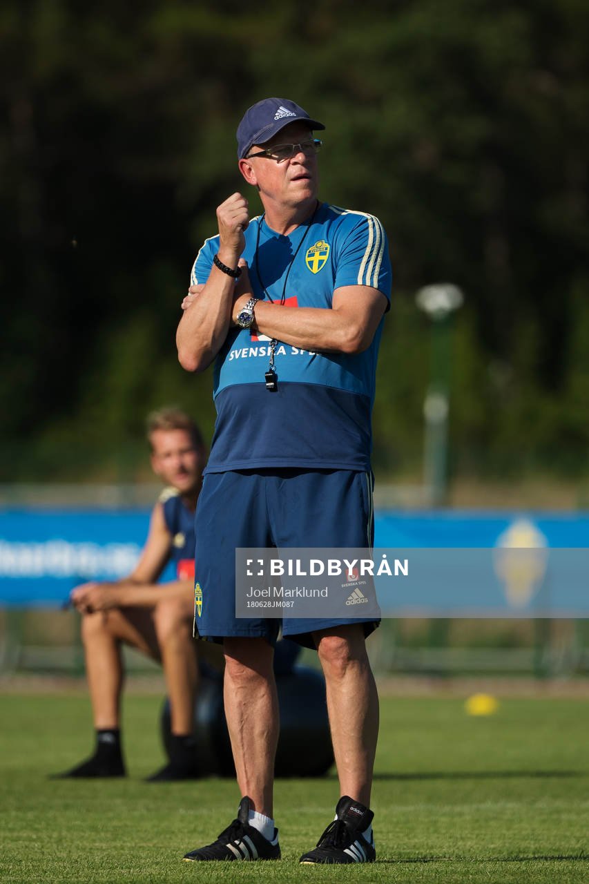 Head coach Janne Andersson of the Swedish national football