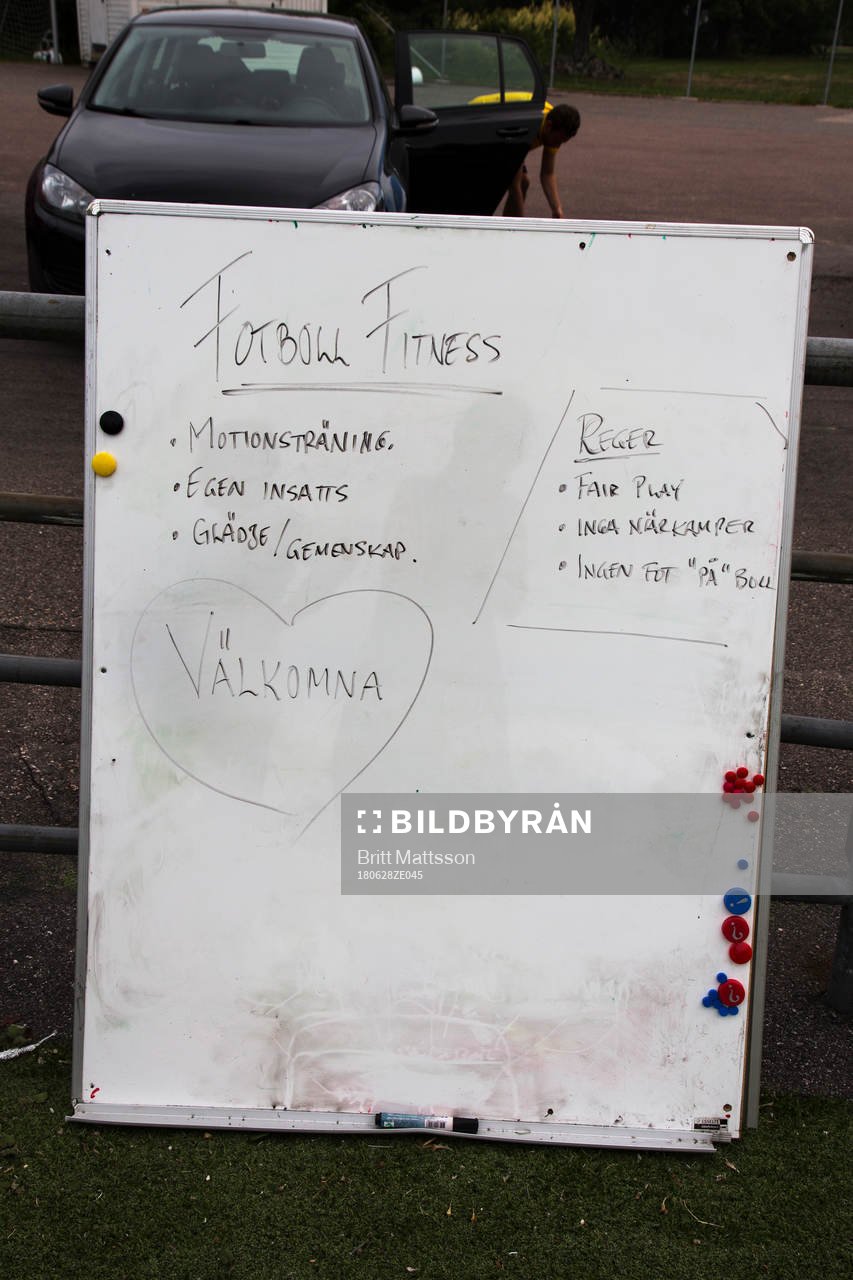 träningspass i träningsformen Fotboll Fitness