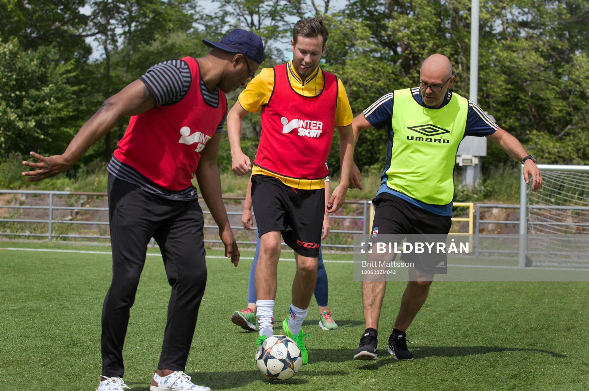 Zack Senghore, Mattias Bergdahl och Urban Ivarsson deltar i