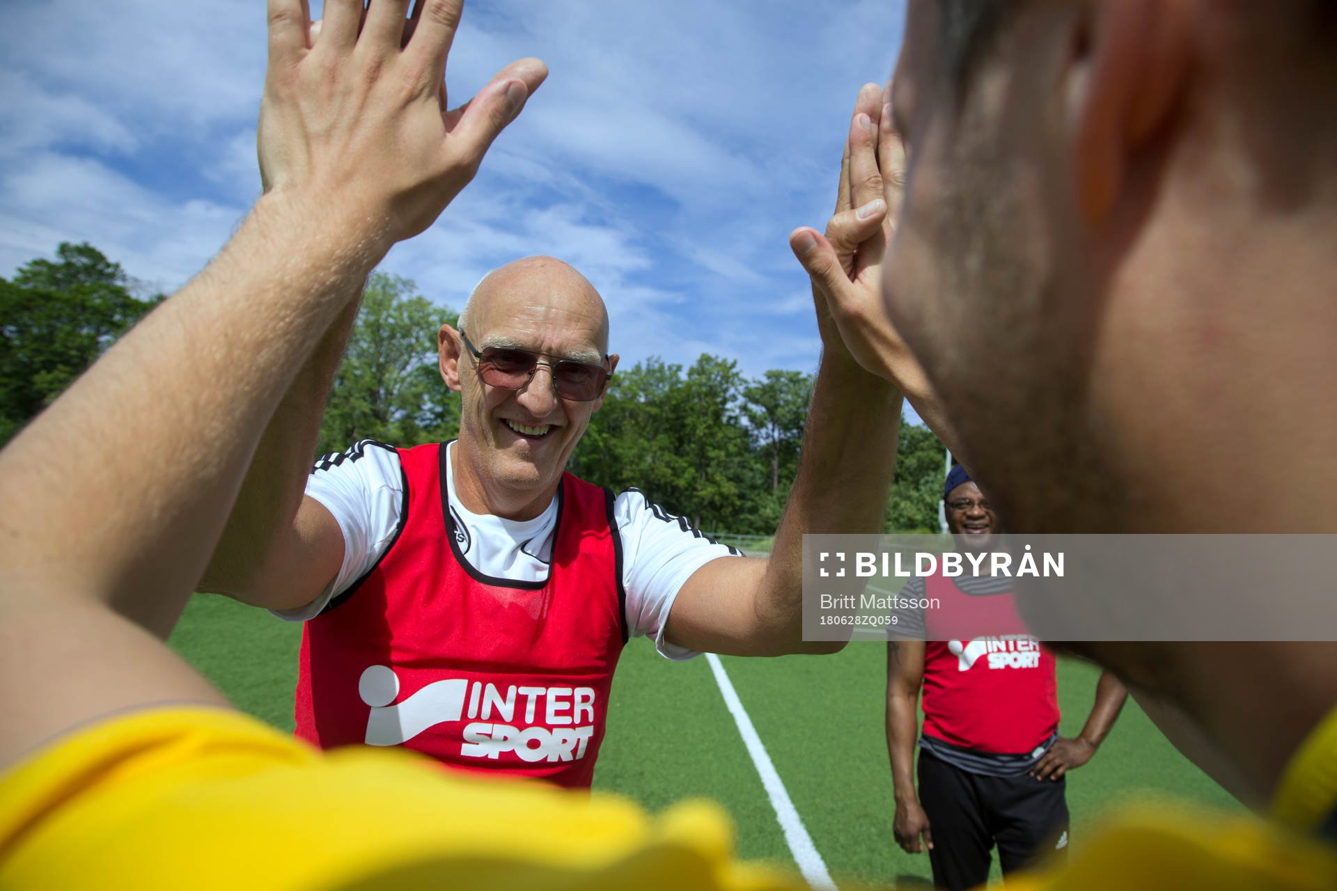 Sven Persson deltar i ett träningspass i träningsformen
