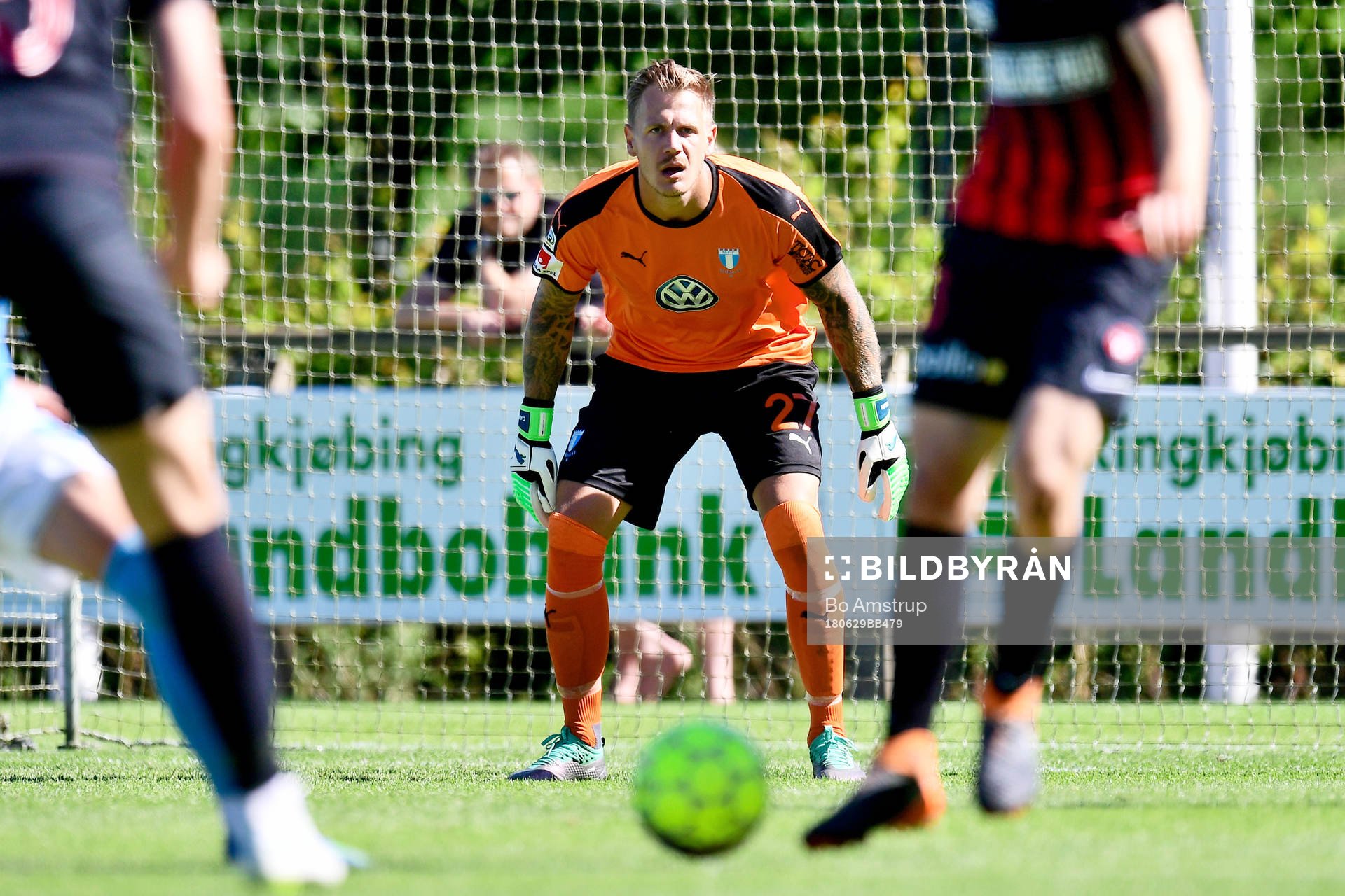 Malmö FFs målvakt Johan Dahlin