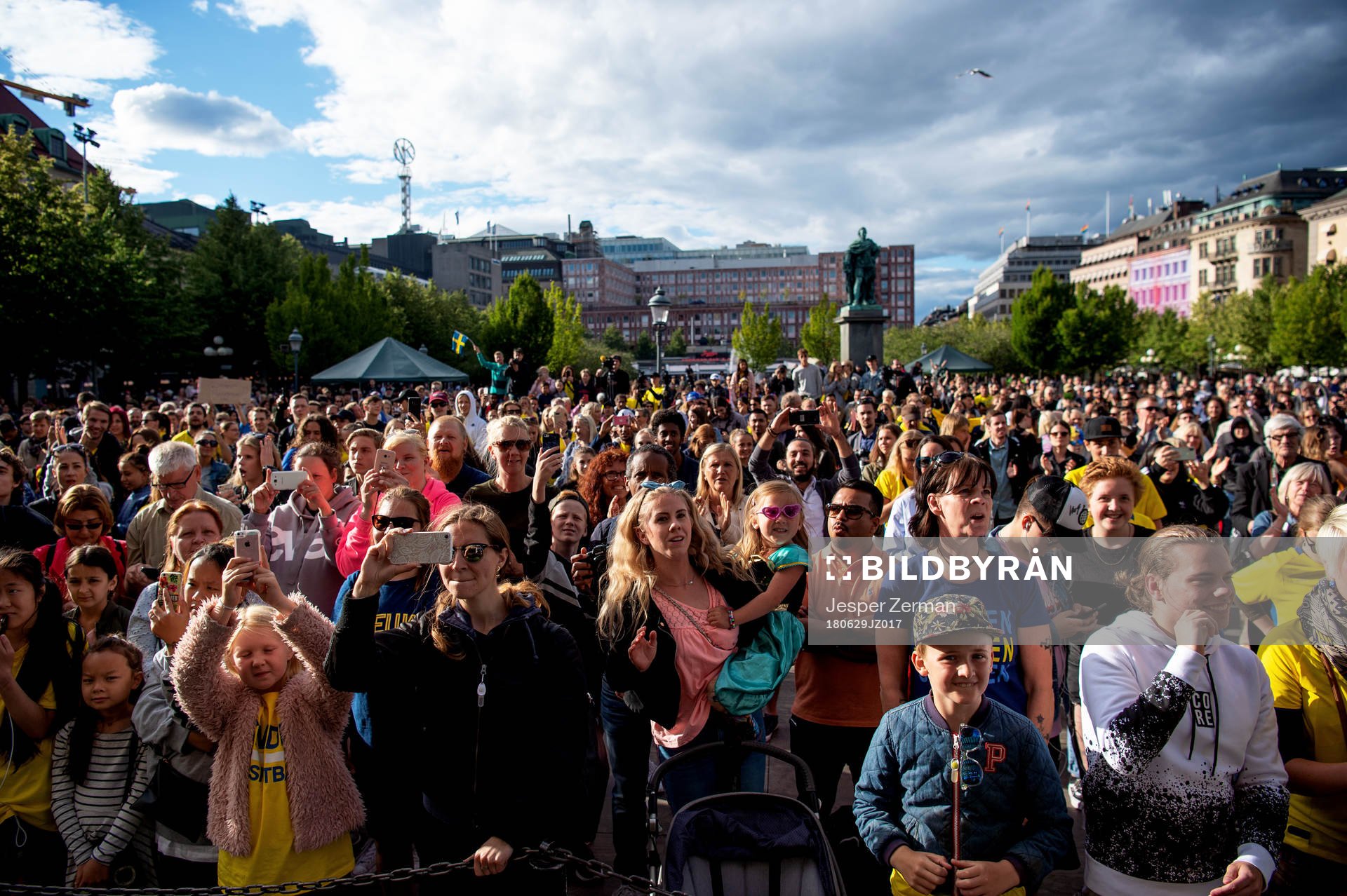 Vy över Kungsträdgården