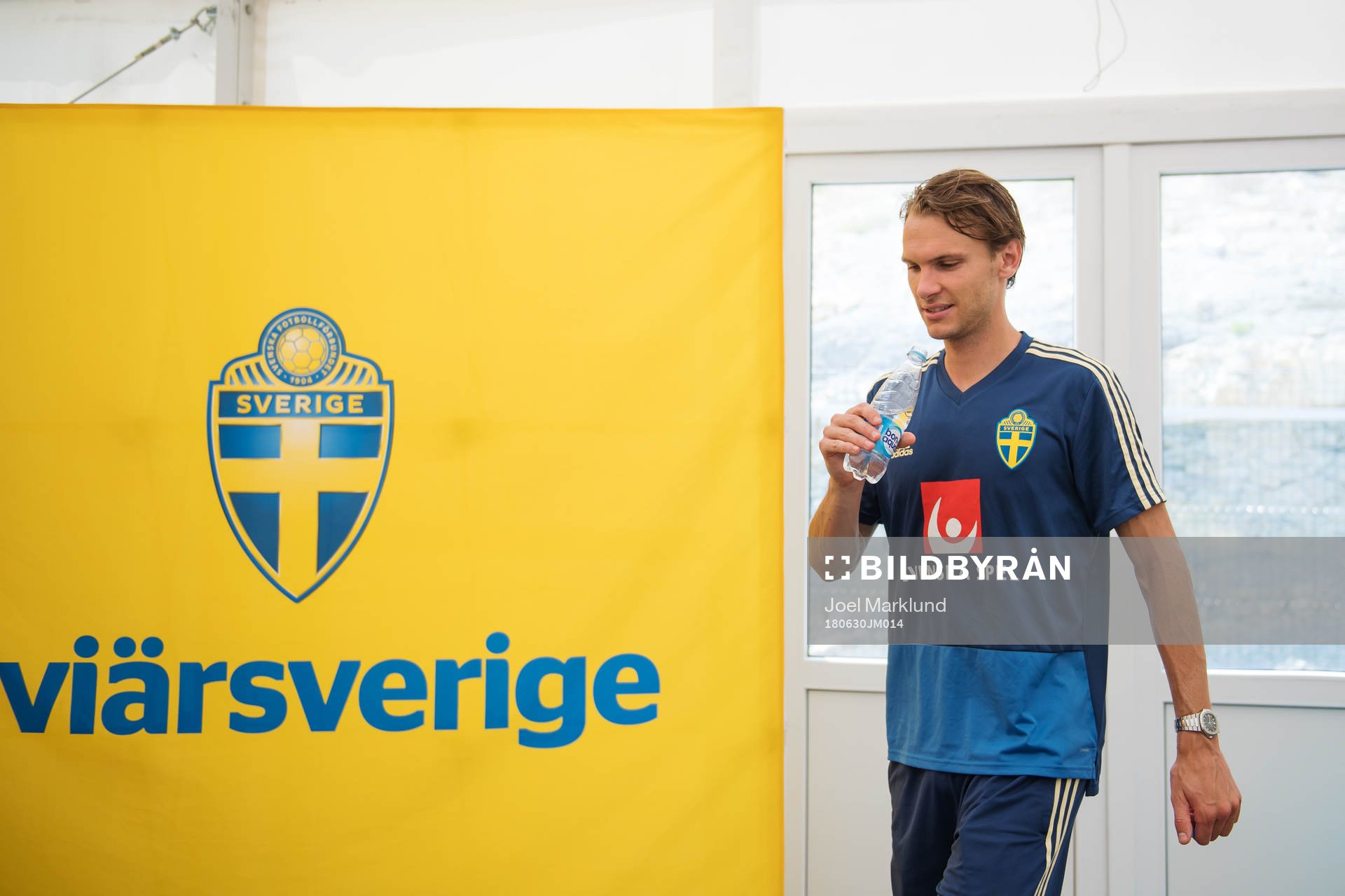 Albin Ekdal of the Swedish national football team
