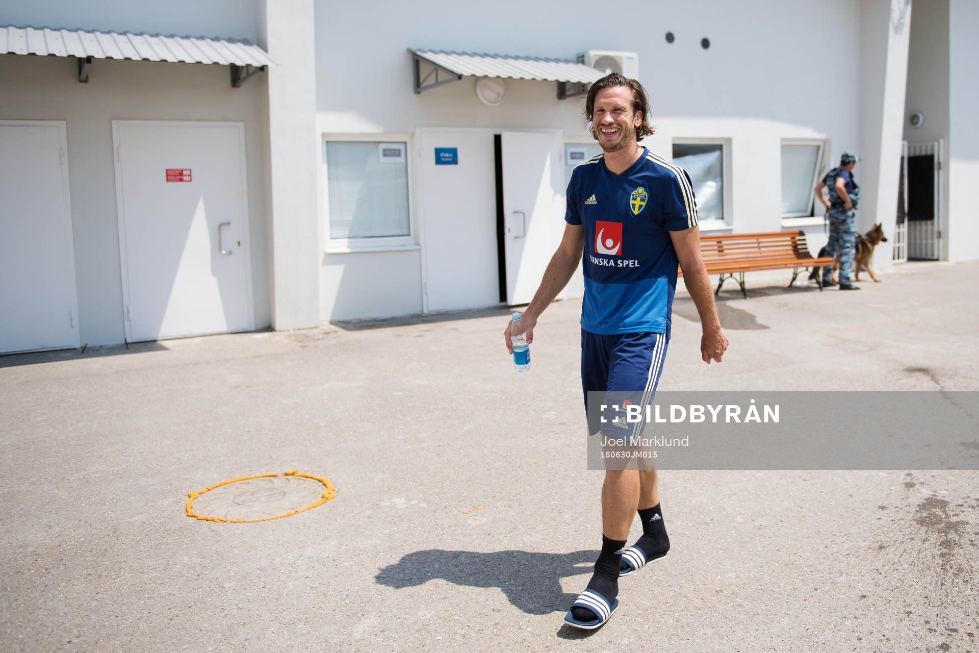 Gustav Svensson of the Swedish national football team
