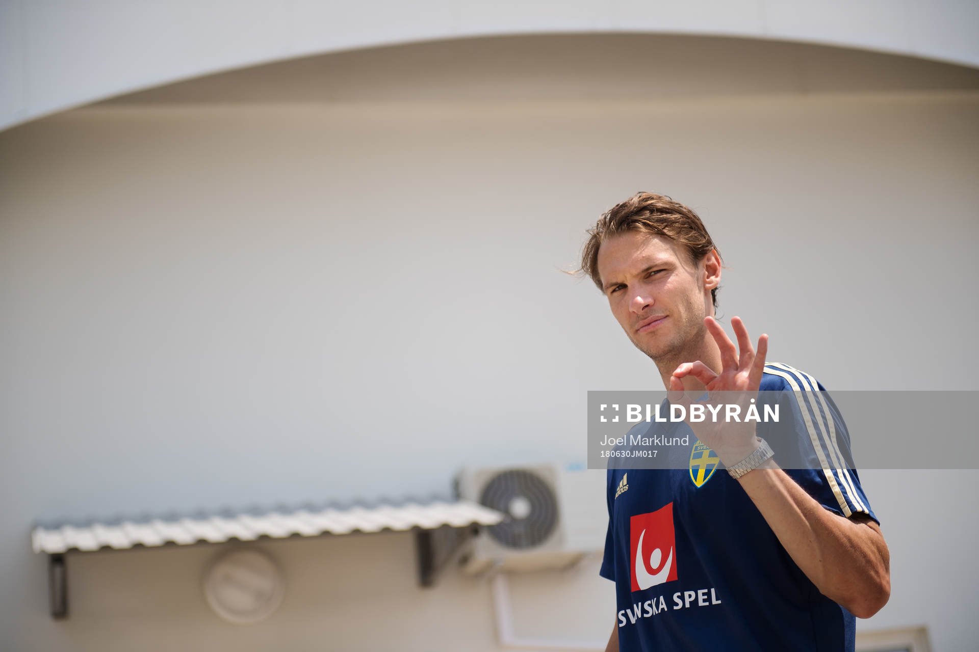 Albin Ekdal of the Swedish national football team