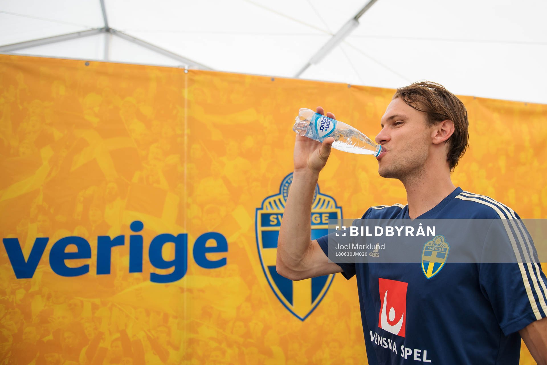 Albin Ekdal of the Swedish national football team