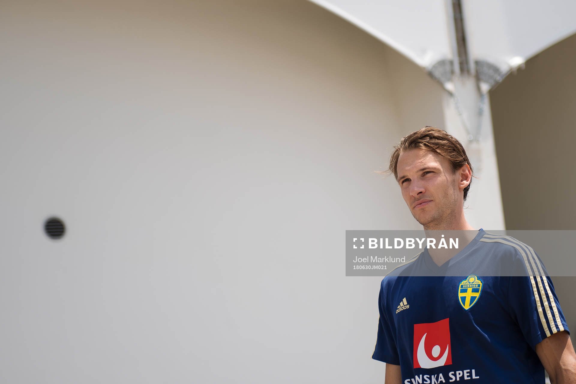 Albin Ekdal of the Swedish national football team
