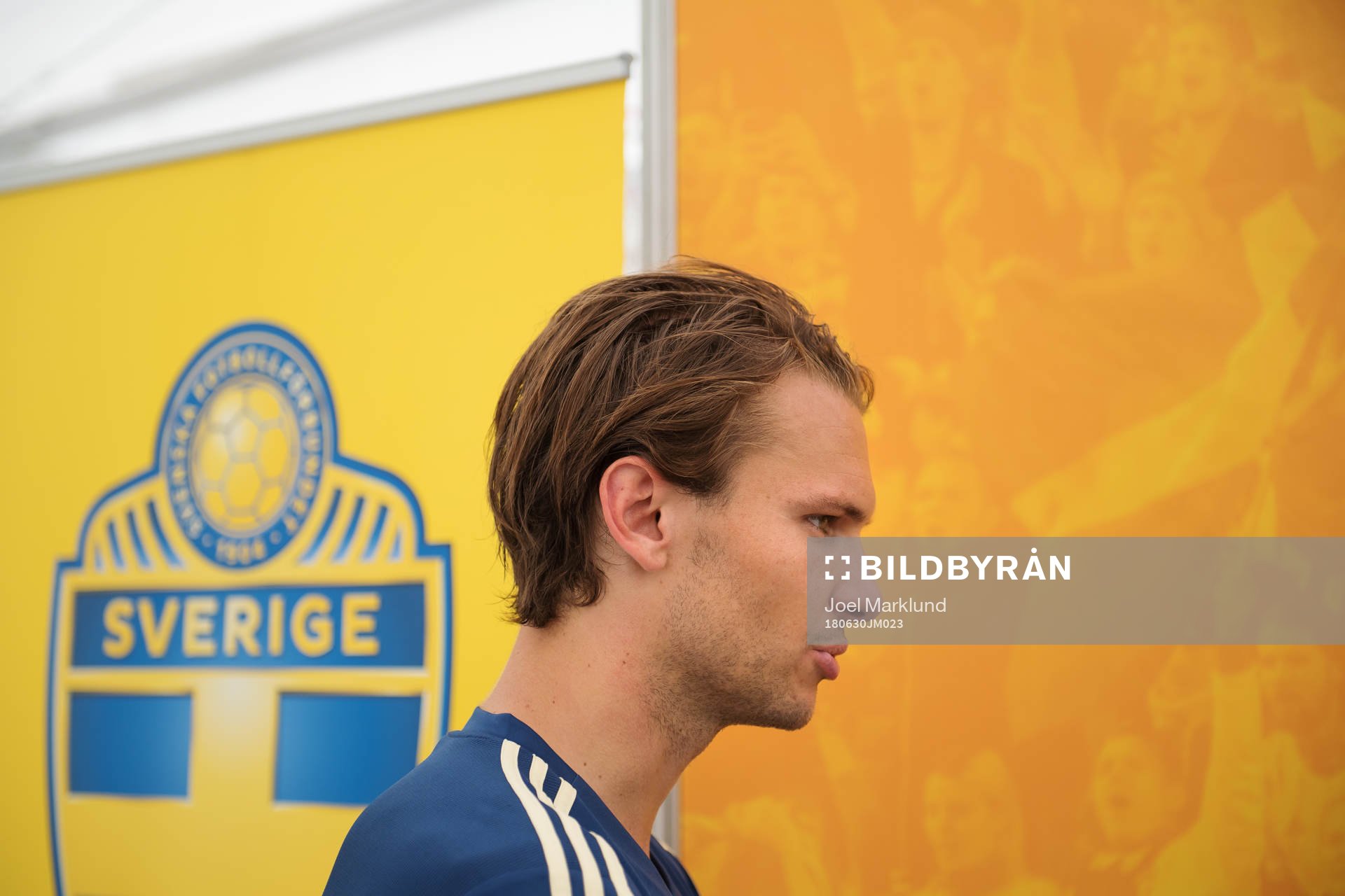 Albin Ekdal of the Swedish national football team