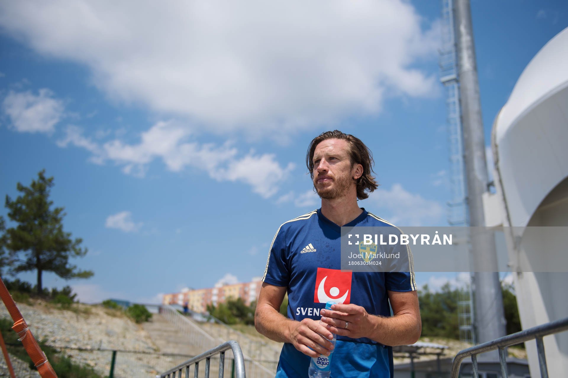 Gustav Svensson of the Swedish national football team