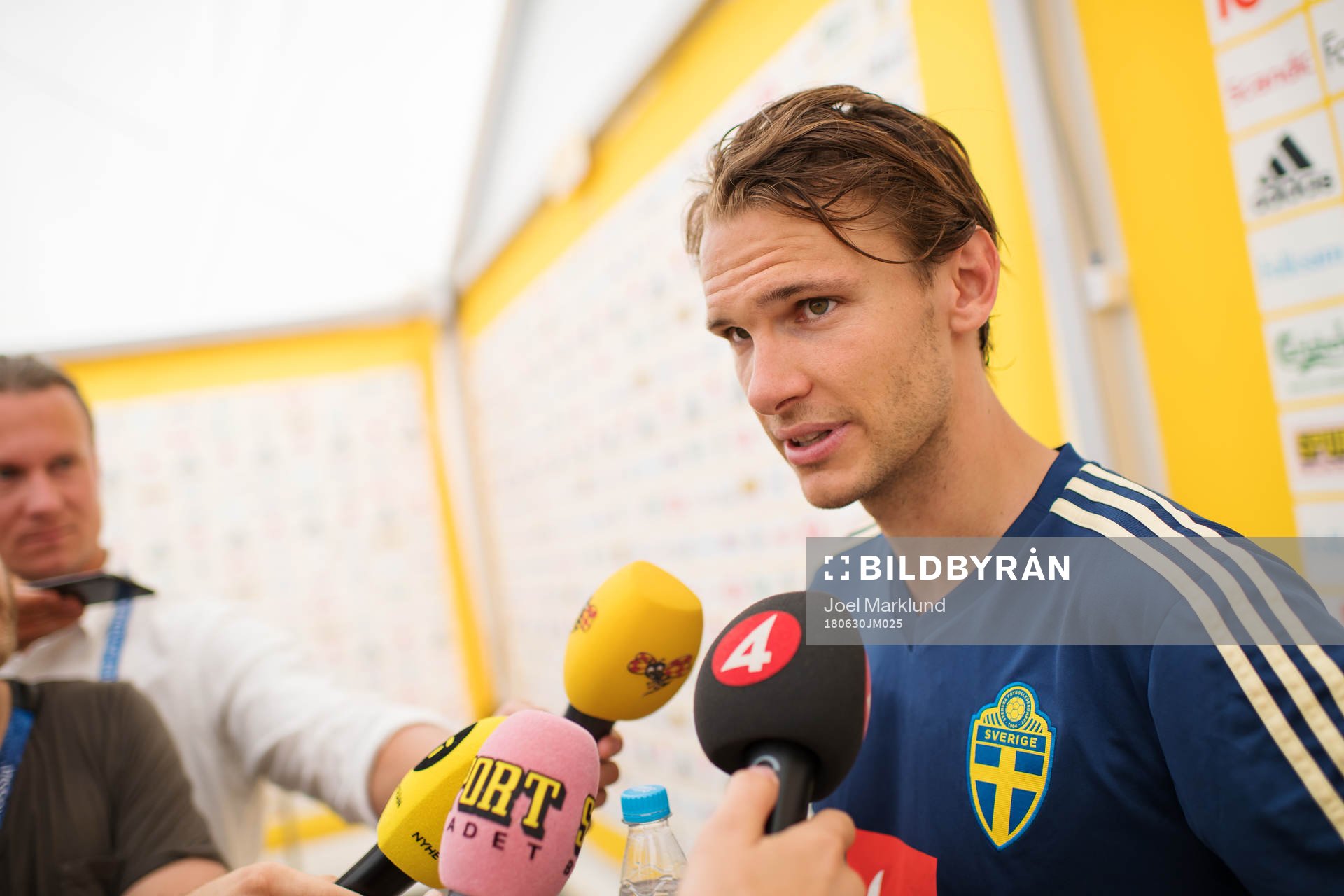 Albin Ekdal of the Swedish national football team