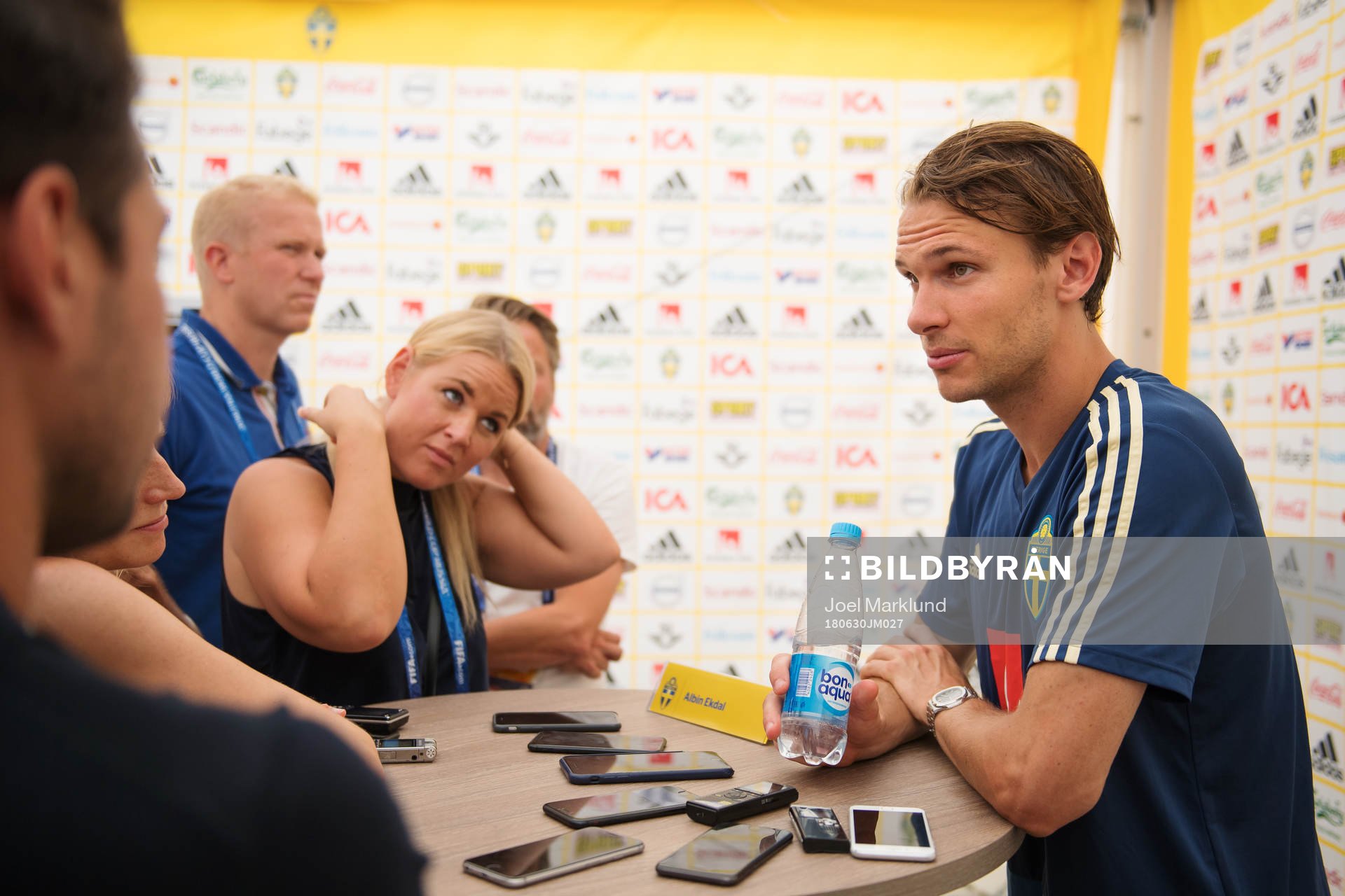 Albin Ekdal of the Swedish national football team