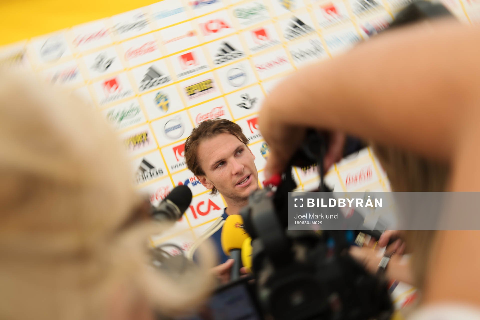 Albin Ekdal of the Swedish national football team