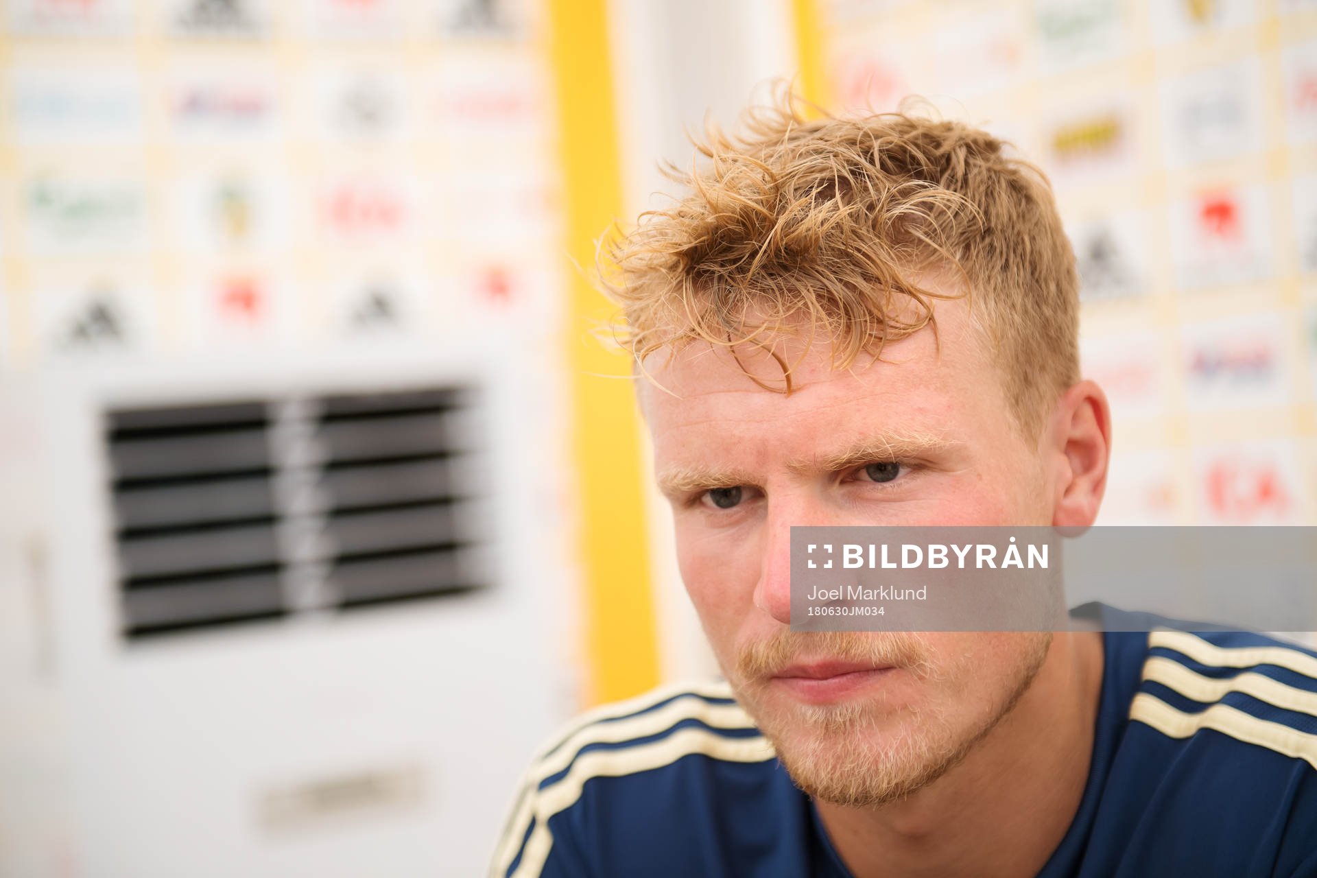 Oscar Hiljemark of the Swedish national football team