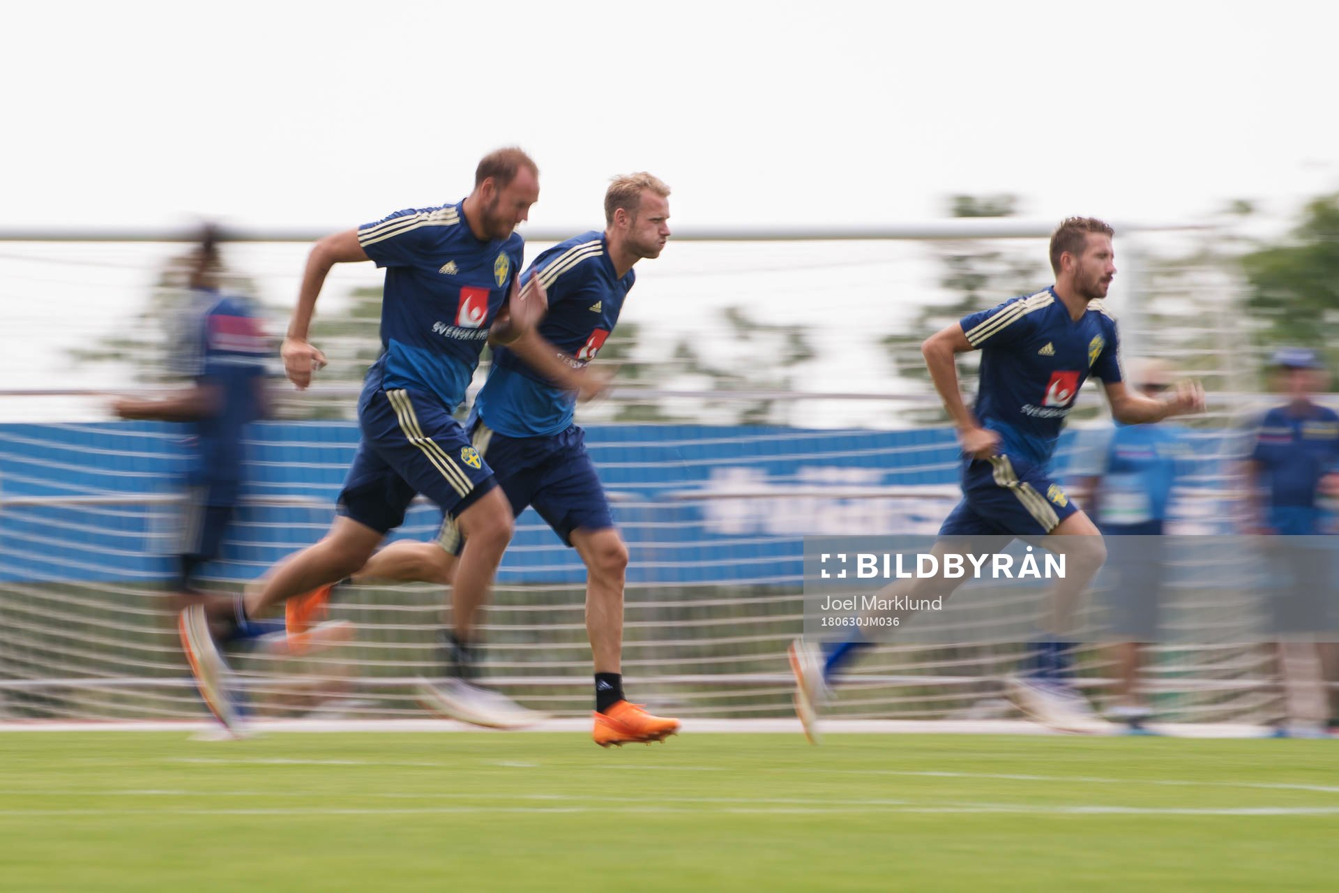 Andreas Granqvist, Ola Toivonen and Marcus Rohdén of the