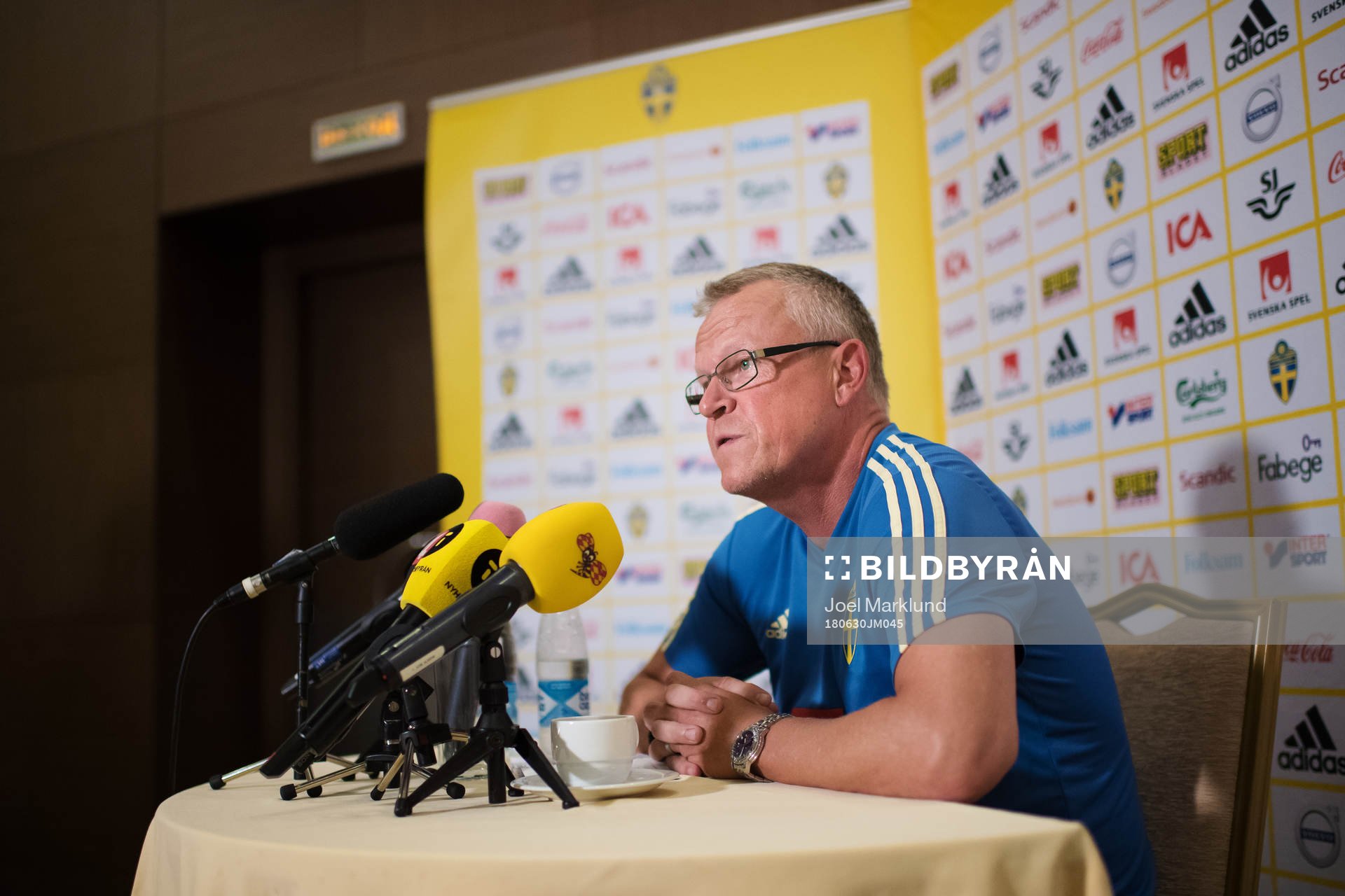 Head coach Janne Andersson of the Swedish national football