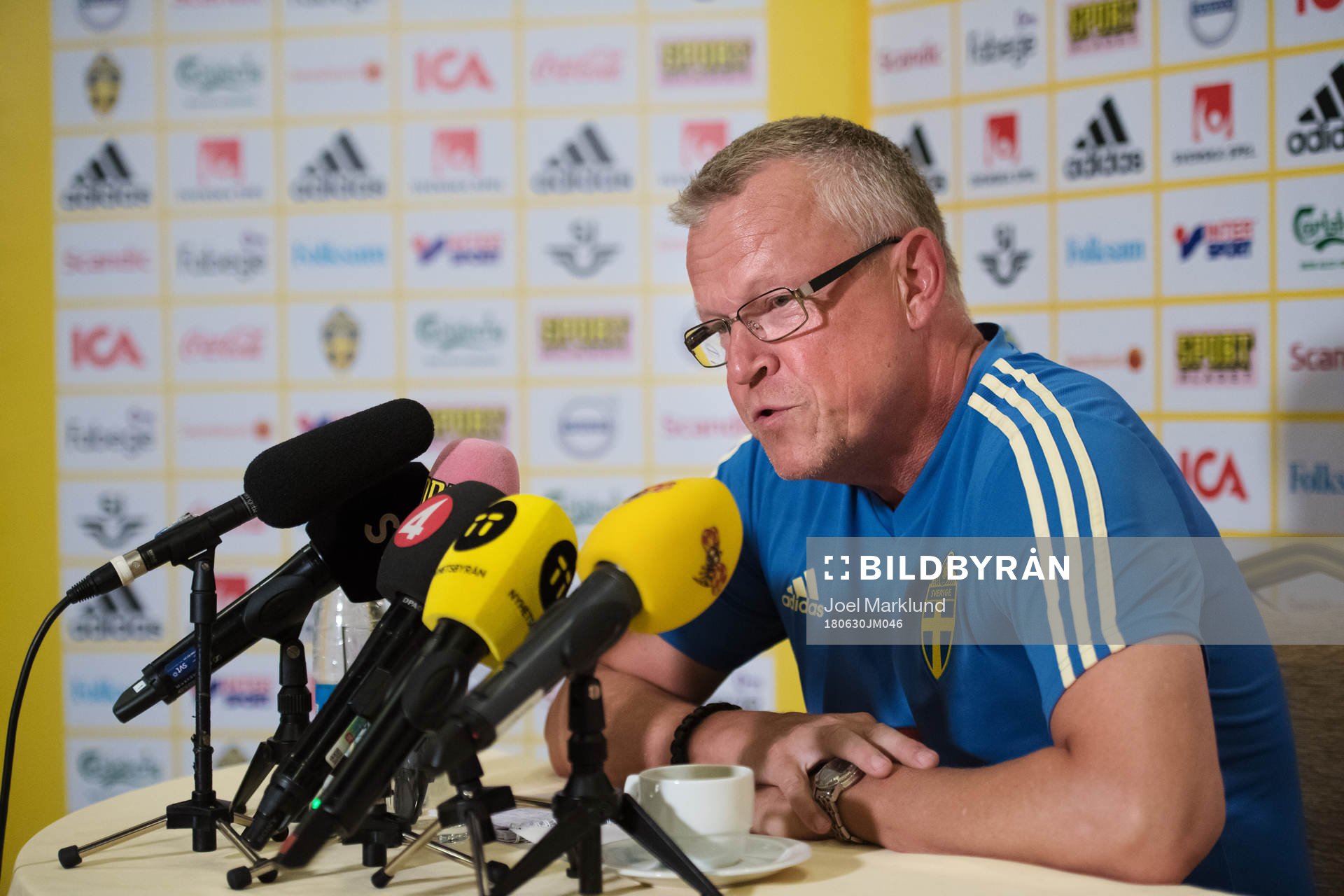 Head coach Janne Andersson of the Swedish national football