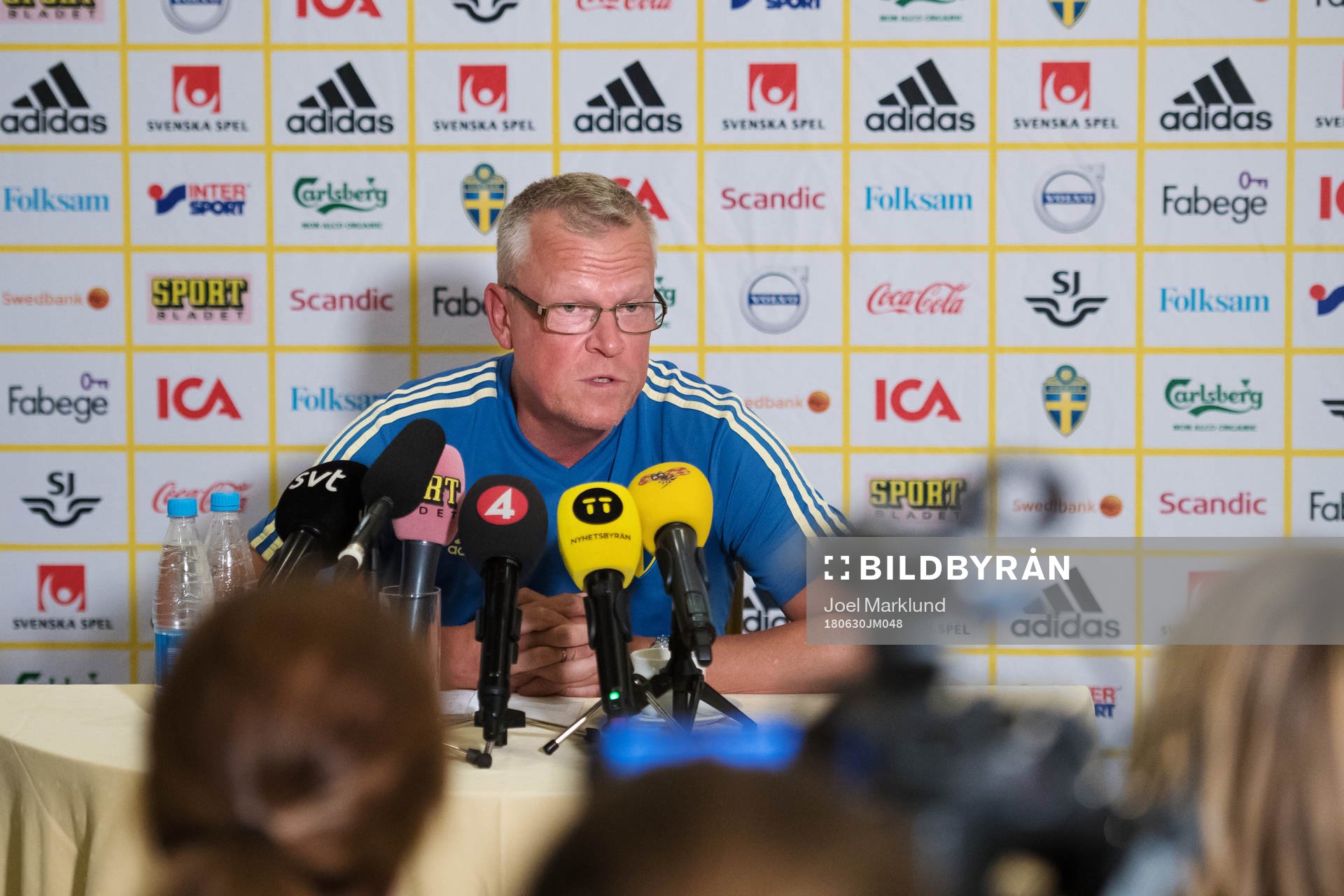 Head coach Janne Andersson of the Swedish national football