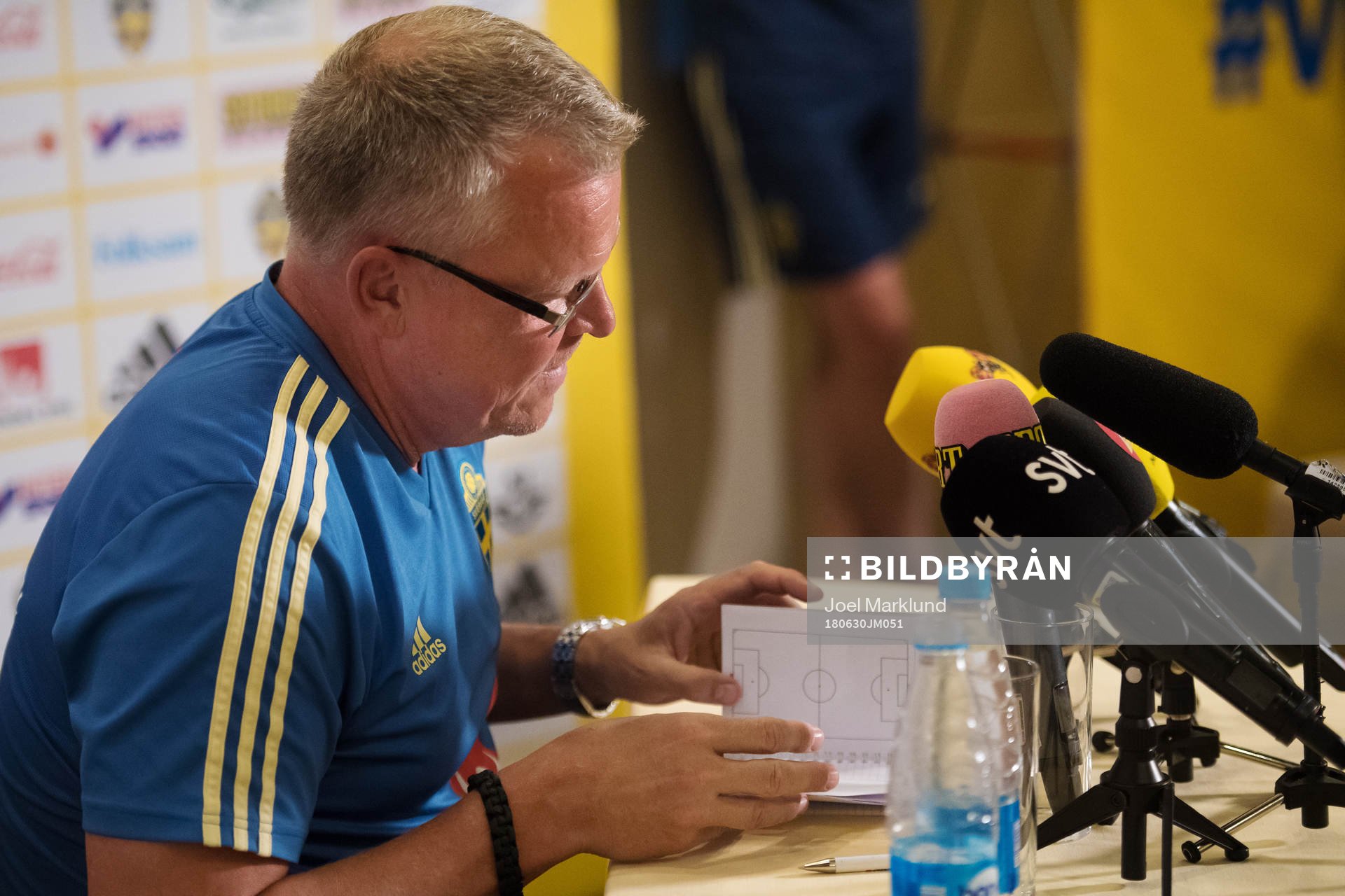 Head coach Janne Andersson of the Swedish national football
