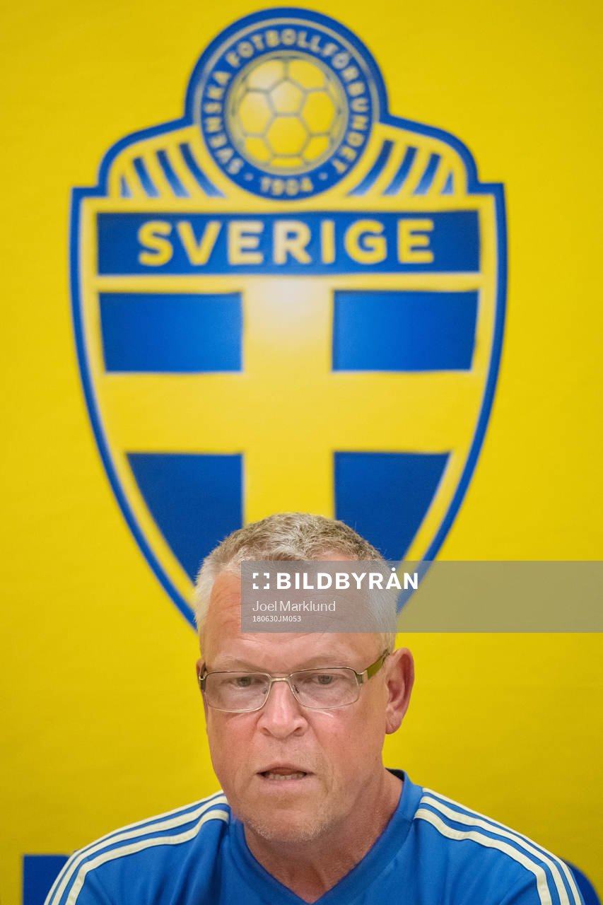 Head coach Janne Andersson of the Swedish national football
