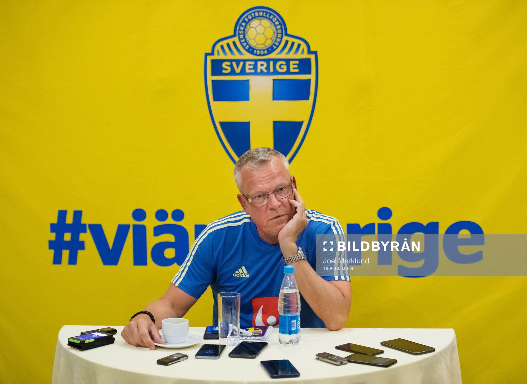 Head coach Janne Andersson of the Swedish national football