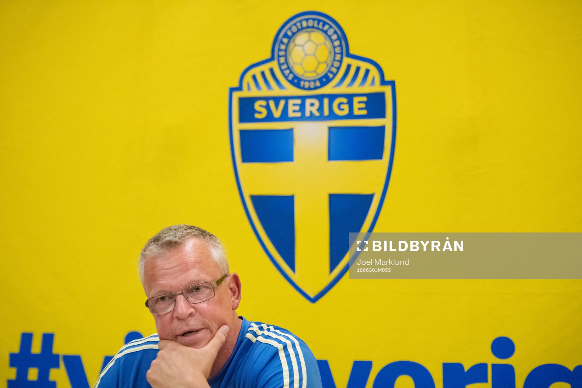 Head coach Janne Andersson of the Swedish national football