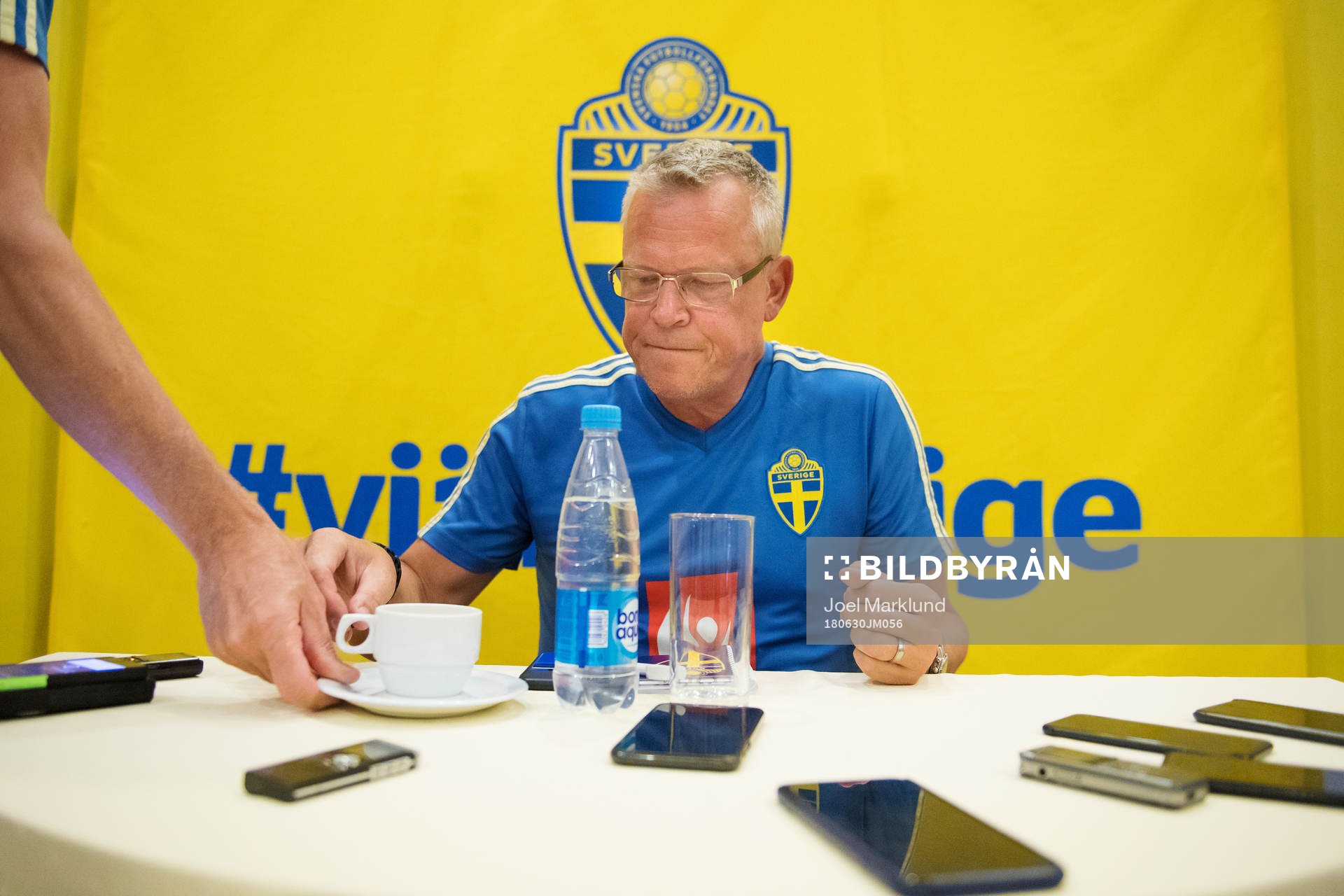 Head coach Janne Andersson of the Swedish national football