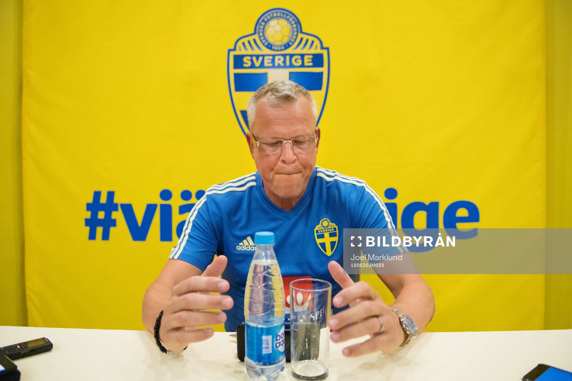 Head coach Janne Andersson of the Swedish national football