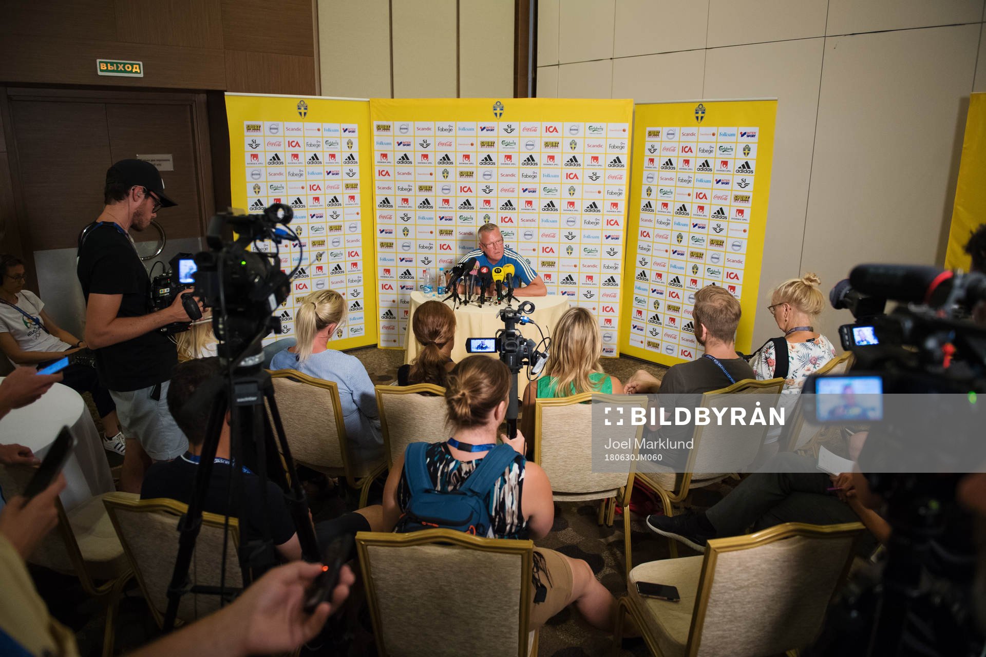 Head coach Janne Andersson of the Swedish national football