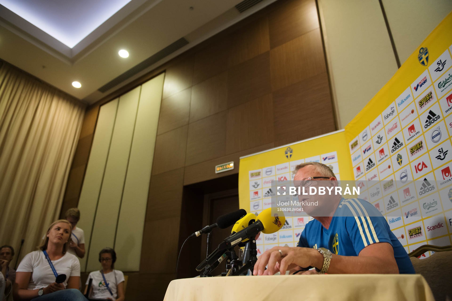 Head coach Janne Andersson of the Swedish national football