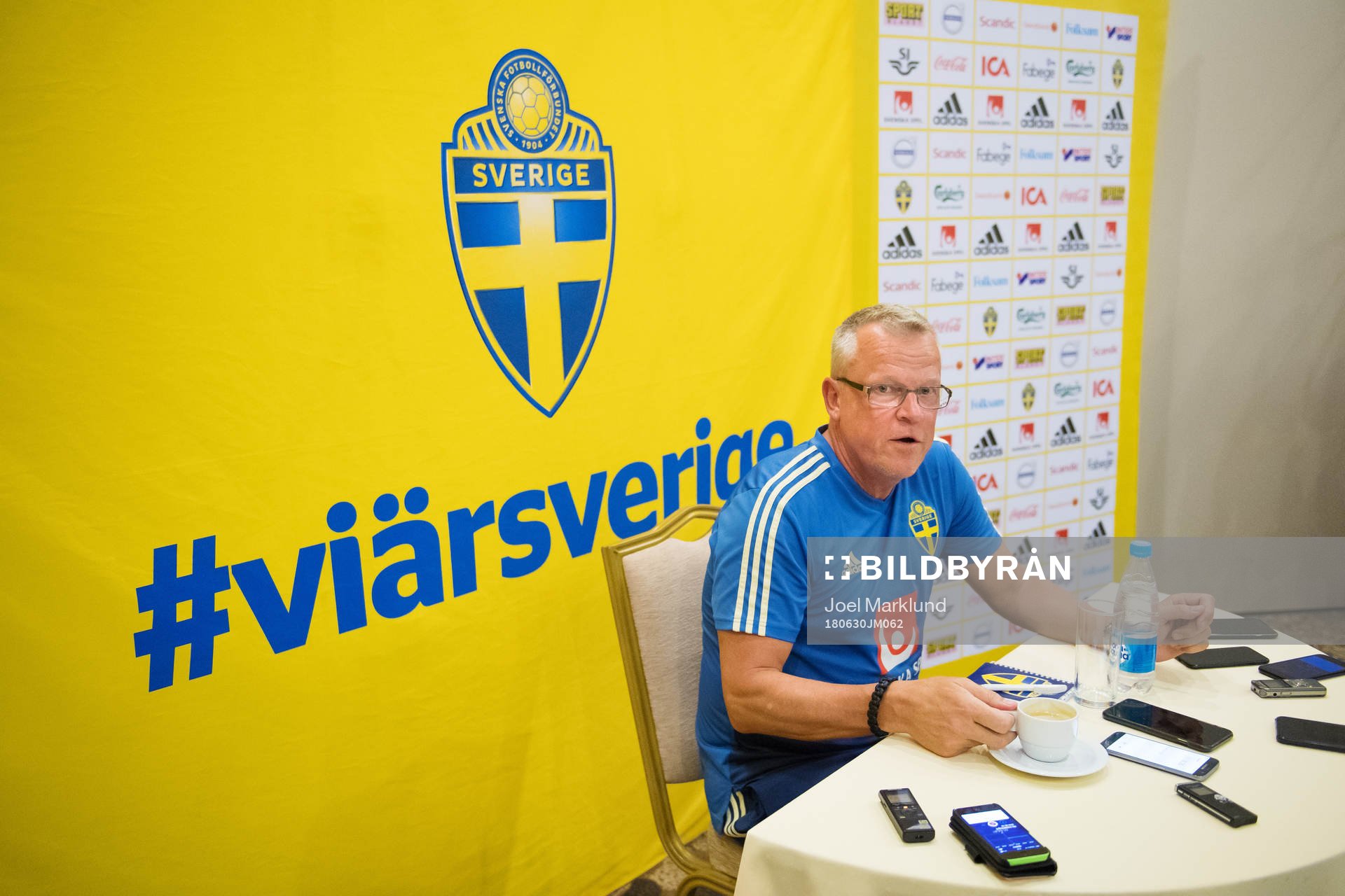 Head coach Janne Andersson of the Swedish national football