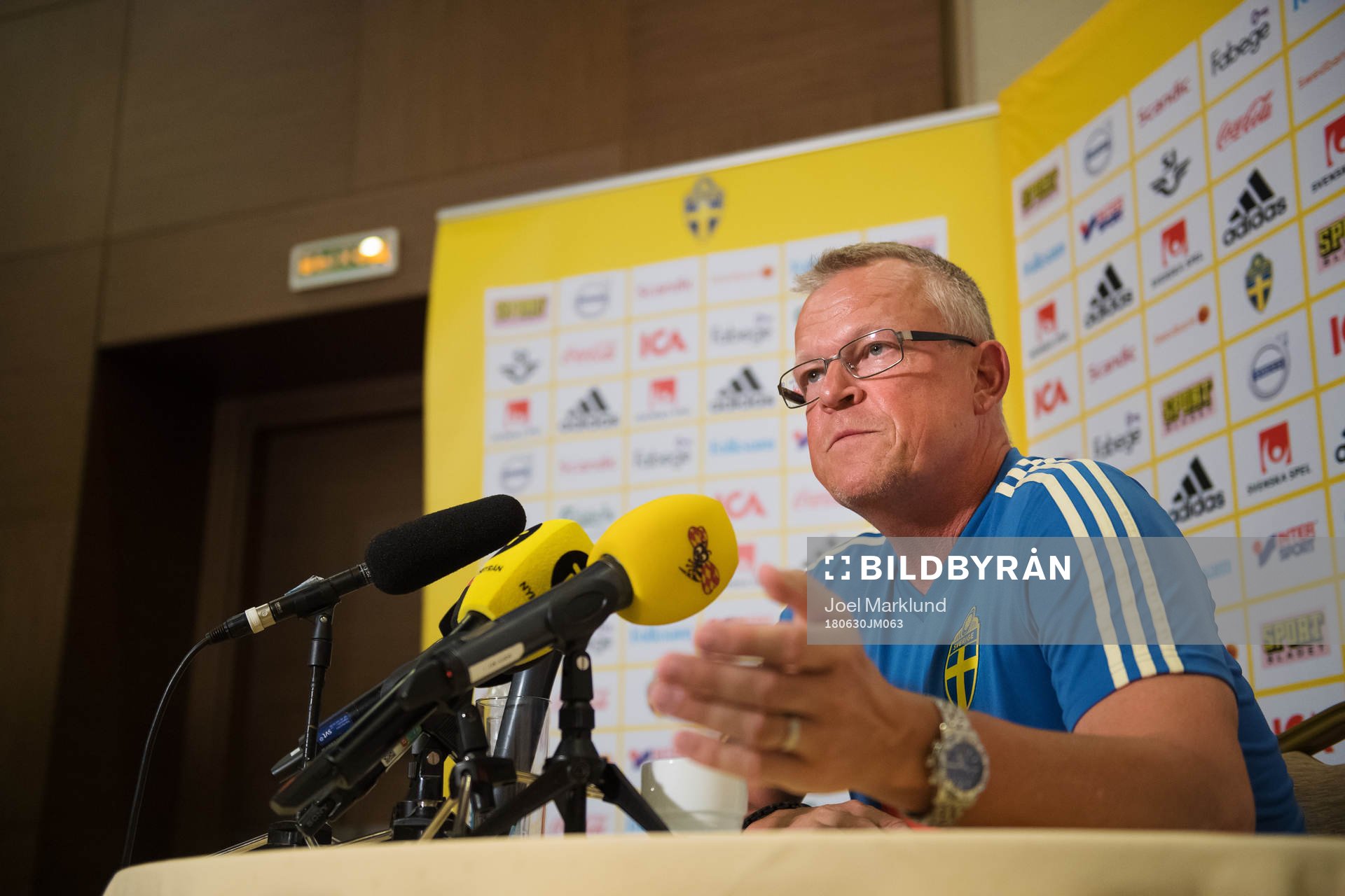 Head coach Janne Andersson of the Swedish national football