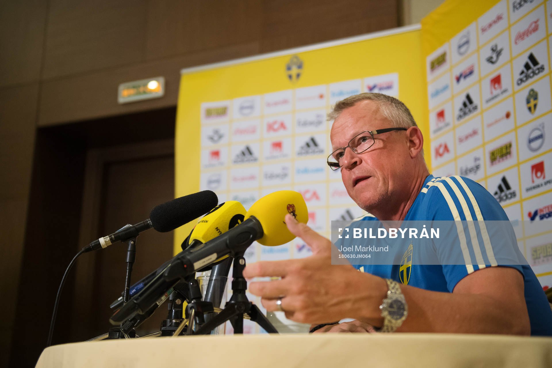 Head coach Janne Andersson of the Swedish national football