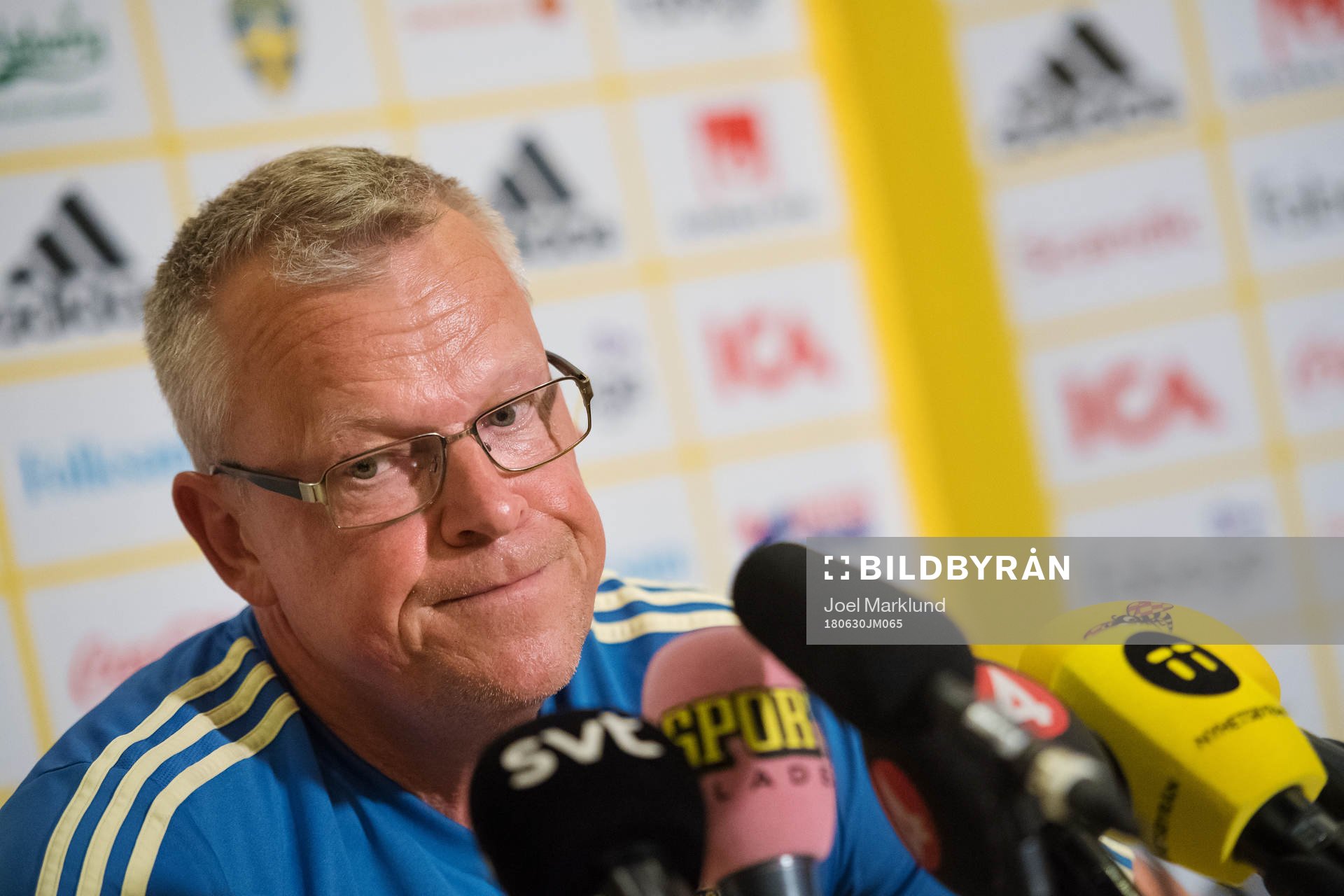 Head coach Janne Andersson of the Swedish national football