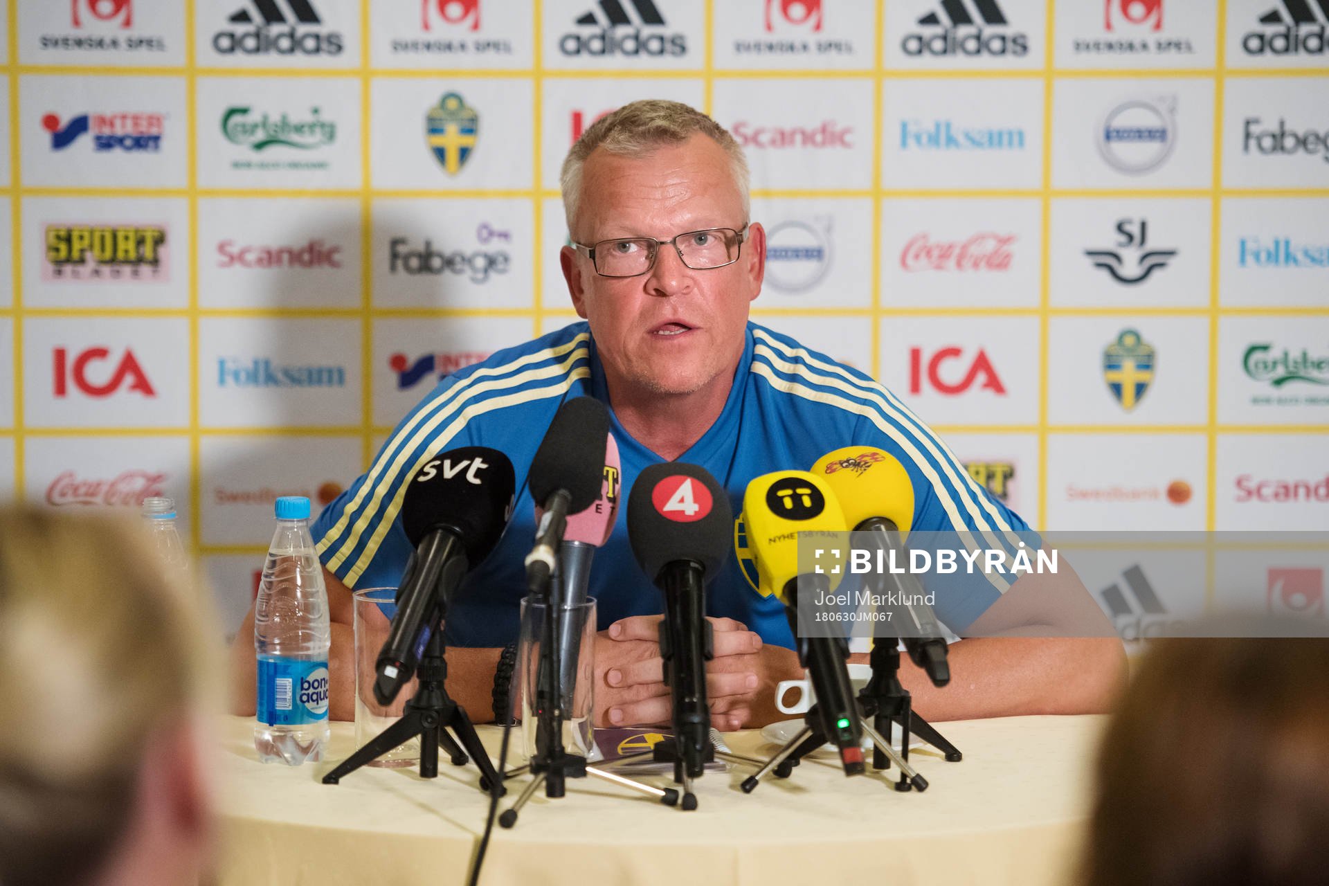 Head coach Janne Andersson of the Swedish national football