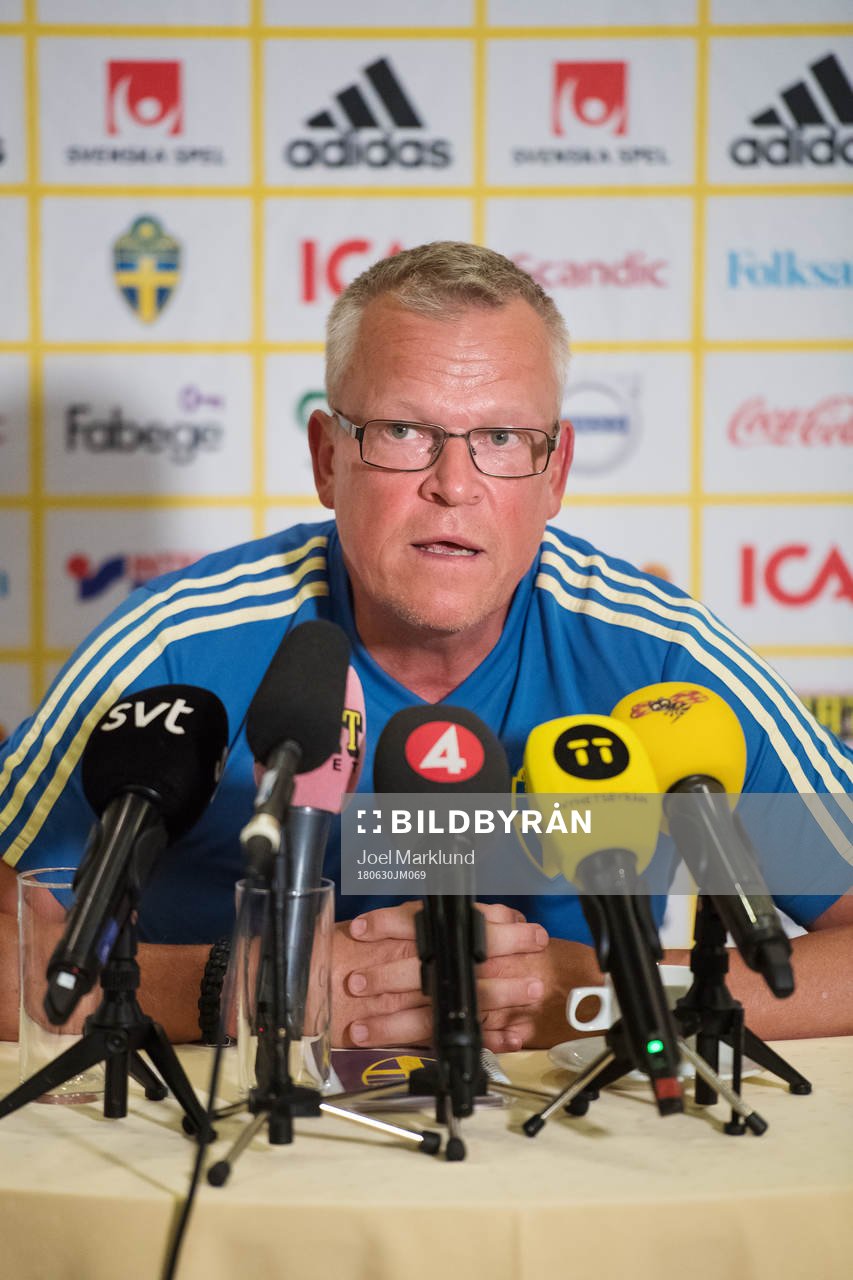 Head coach Janne Andersson of the Swedish national football